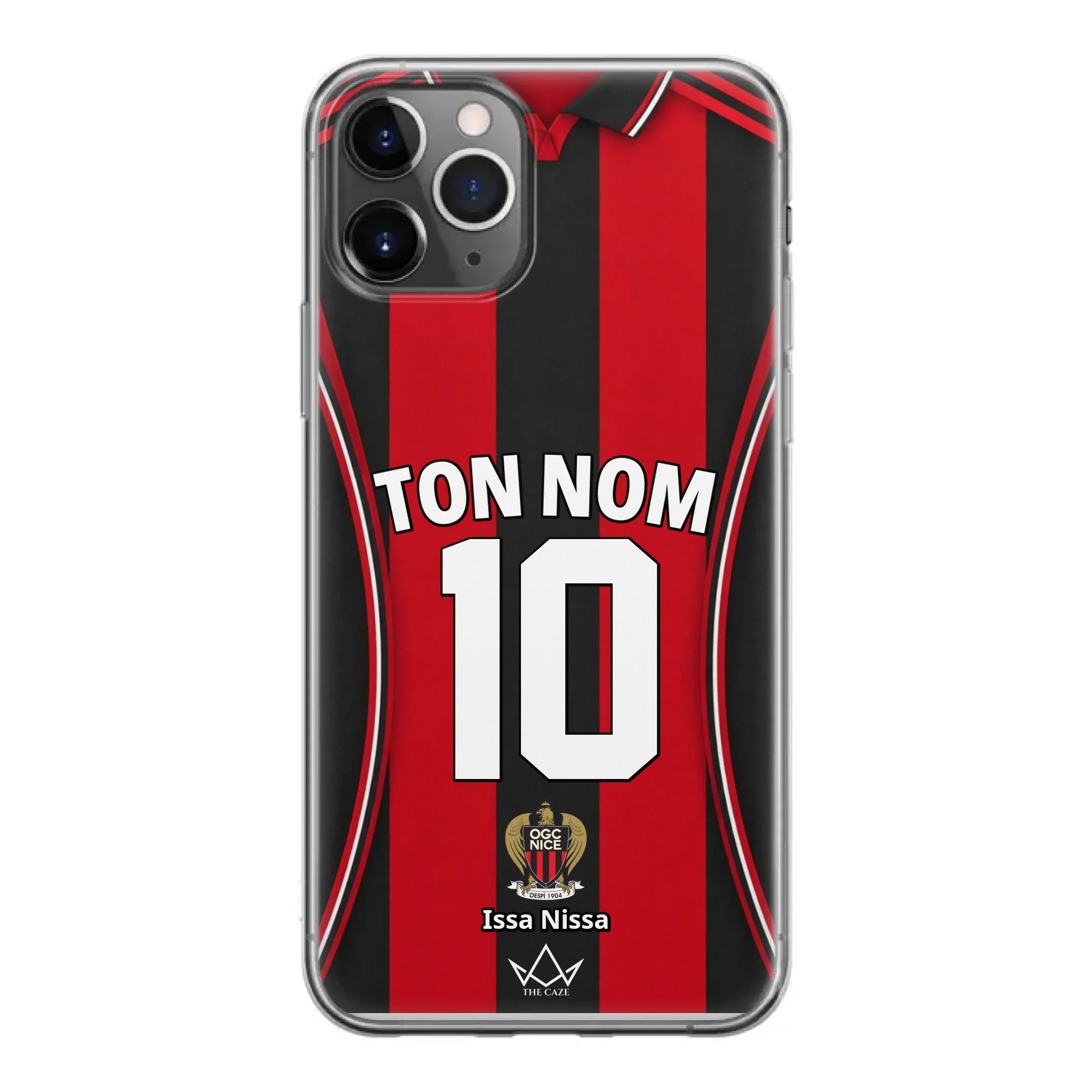 OGC Nice Football Custom iPhone Case