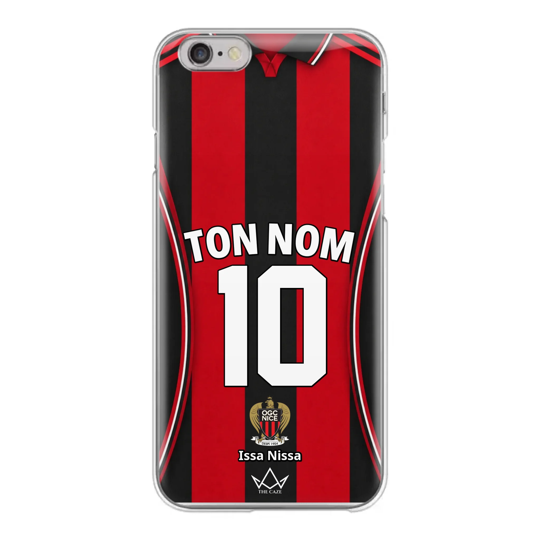 OGC Nice Football Custom iPhone Case
