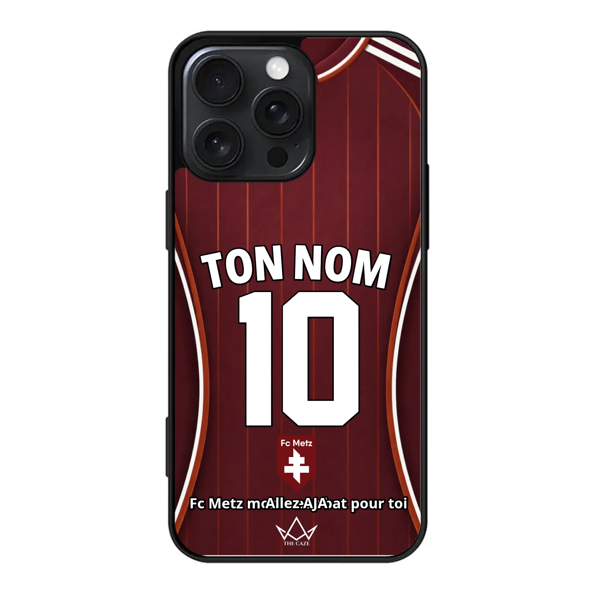 Funda de iPhone personalizada de fútbol del FC Metz