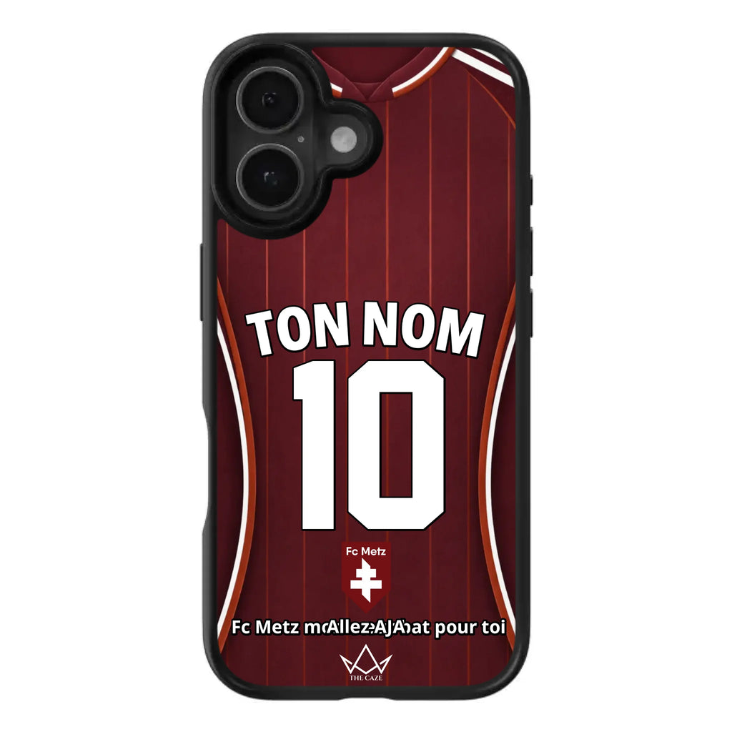 Funda de iPhone personalizada de fútbol del FC Metz