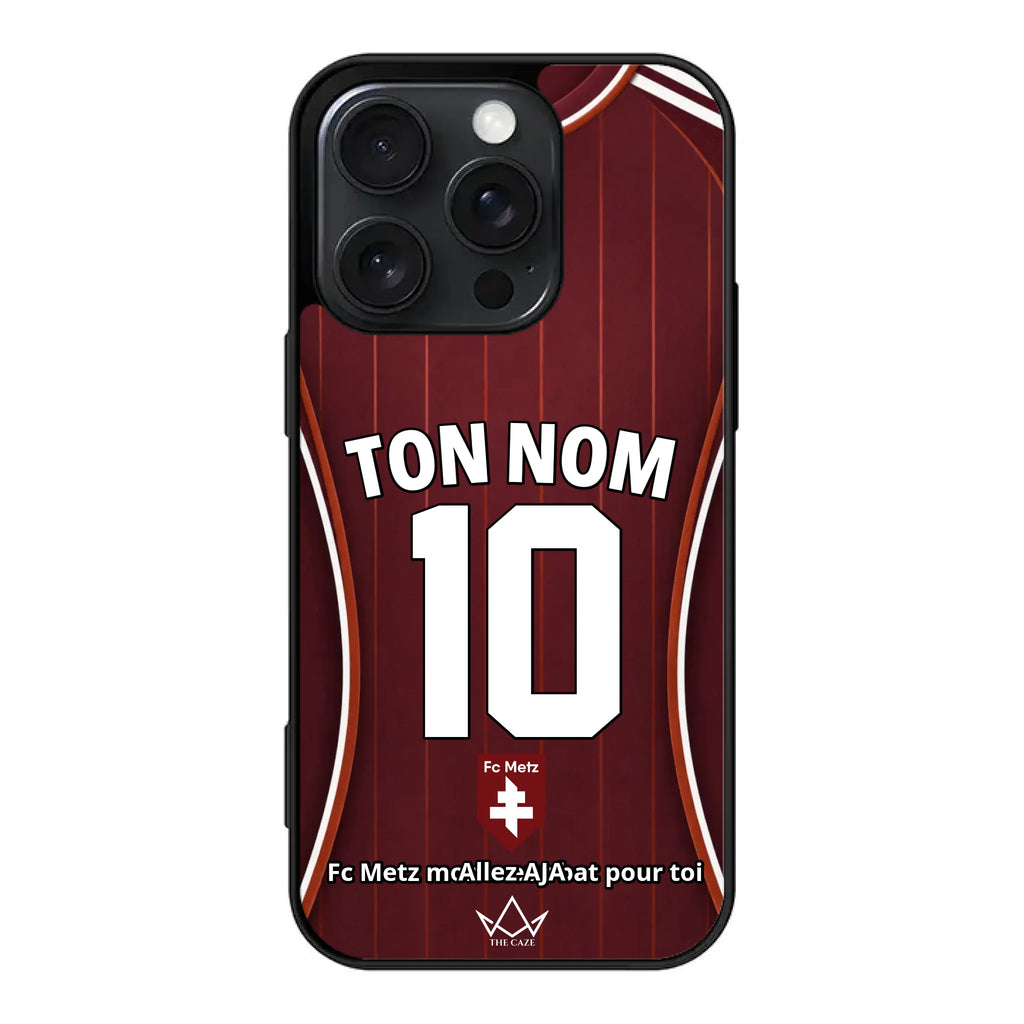 Funda de iPhone personalizada de fútbol del FC Metz