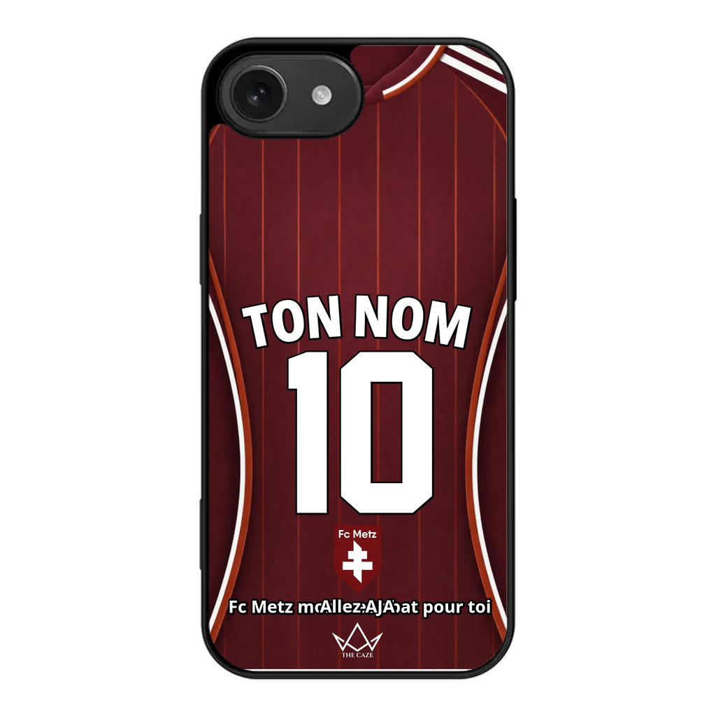 Funda de iPhone personalizada de fútbol del FC Metz