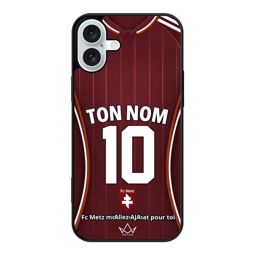 Funda de iPhone personalizada de fútbol del FC Metz