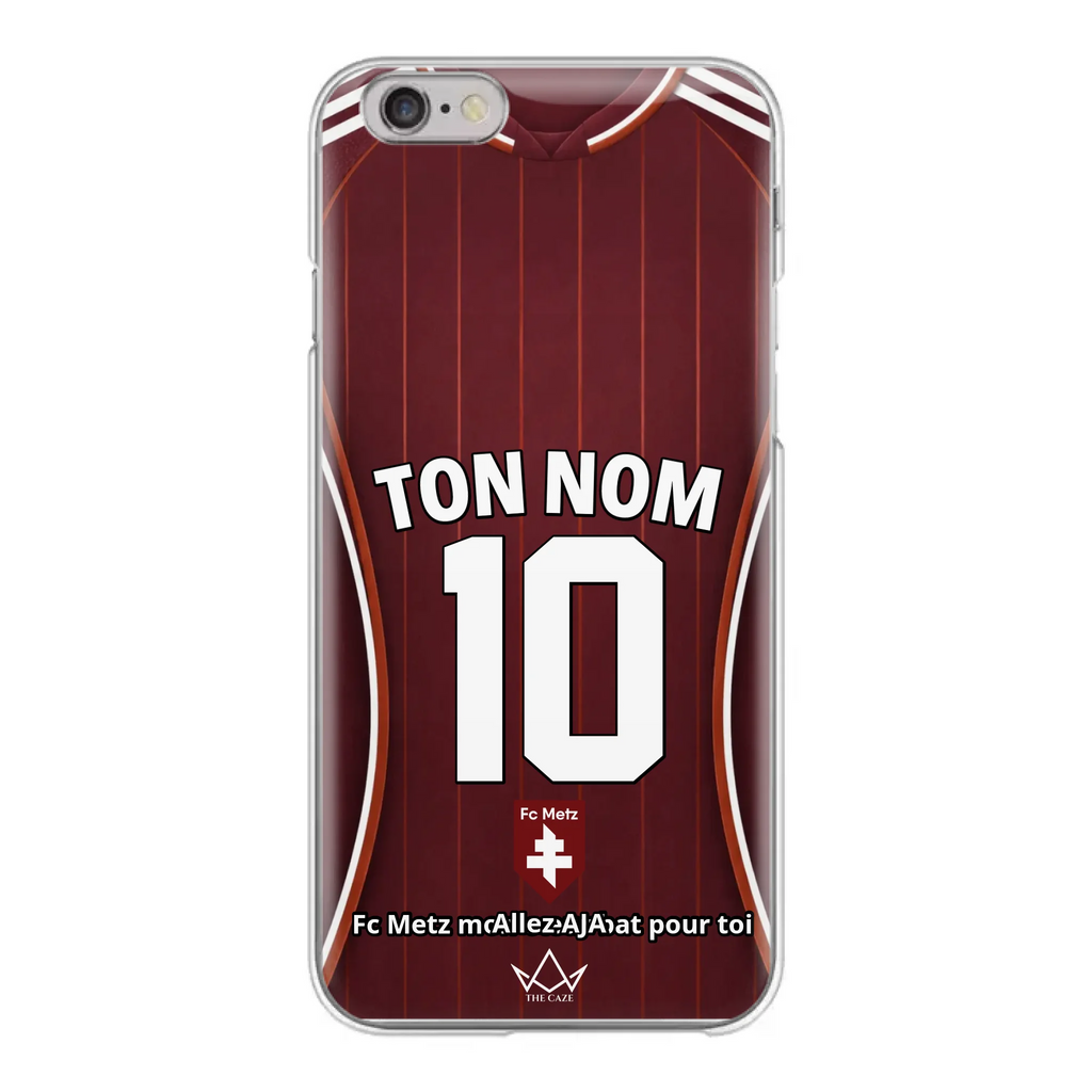 Funda de iPhone personalizada de fútbol del FC Metz