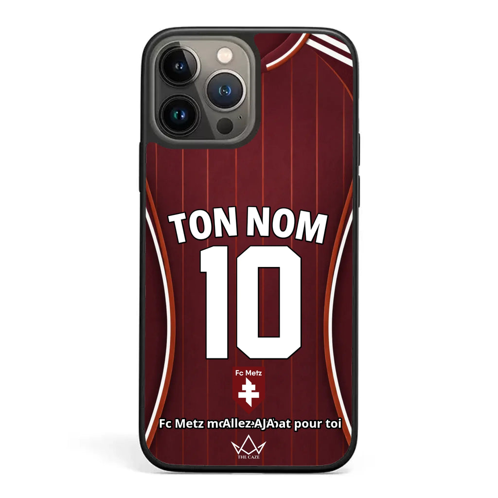 Funda de iPhone personalizada de fútbol del FC Metz