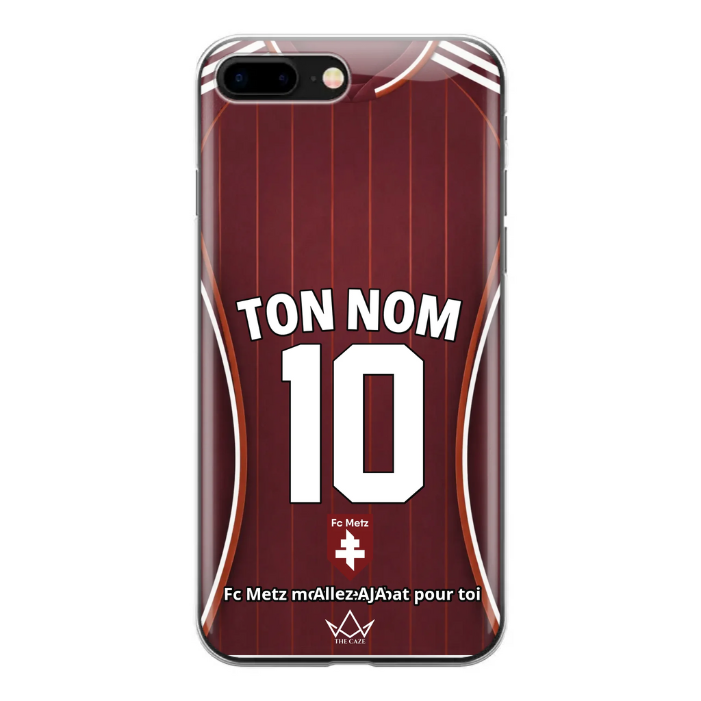 Funda de iPhone personalizada de fútbol del FC Metz