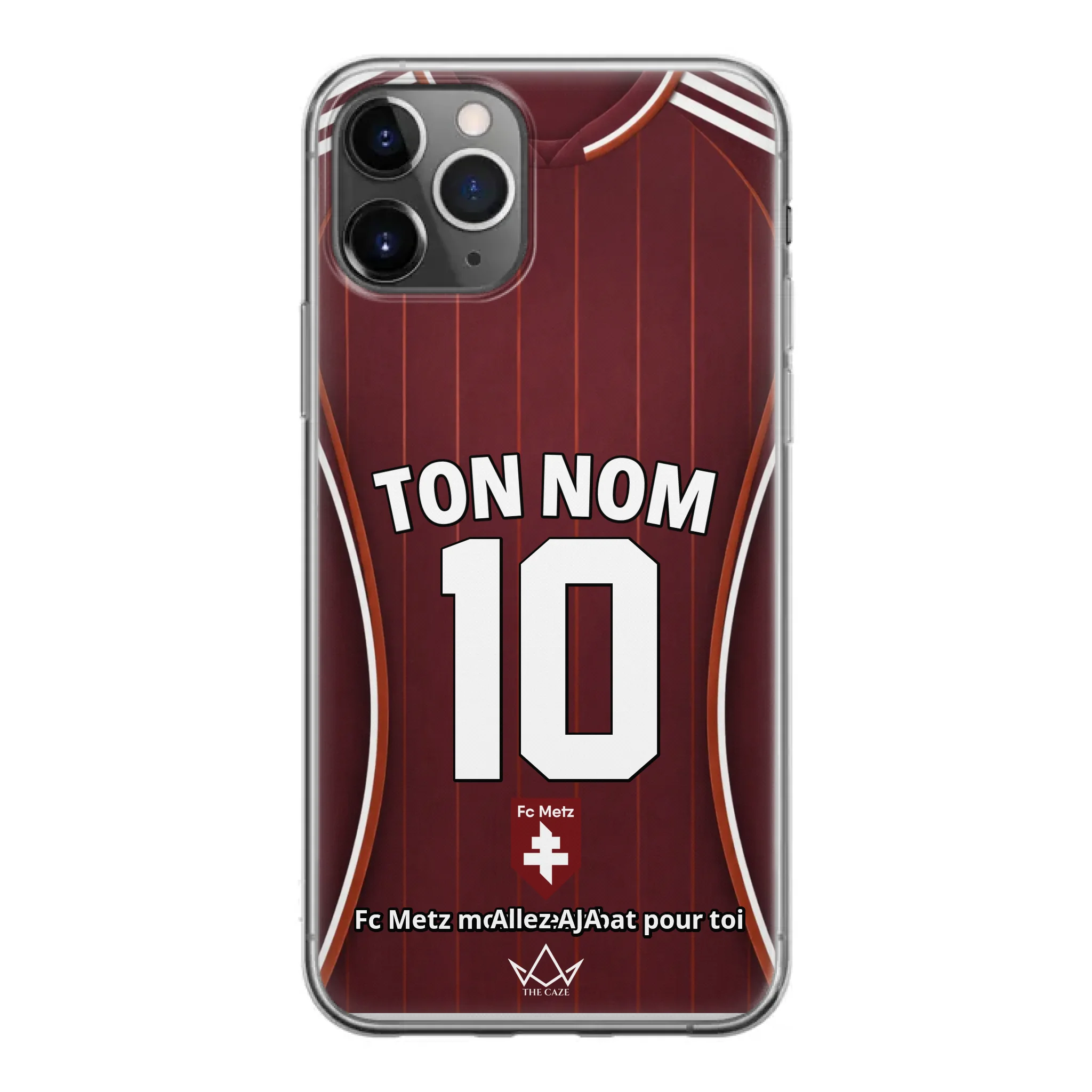 Funda de iPhone personalizada de fútbol del FC Metz
