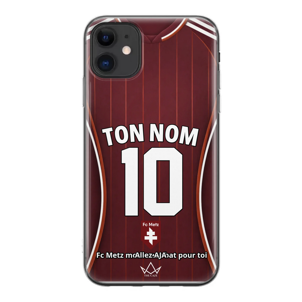 Funda de iPhone personalizada de fútbol del FC Metz