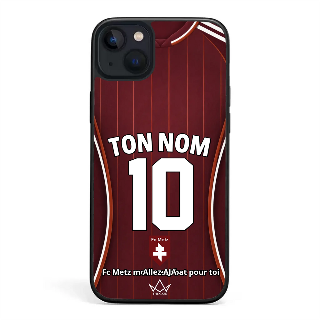 Funda de iPhone personalizada de fútbol del FC Metz
