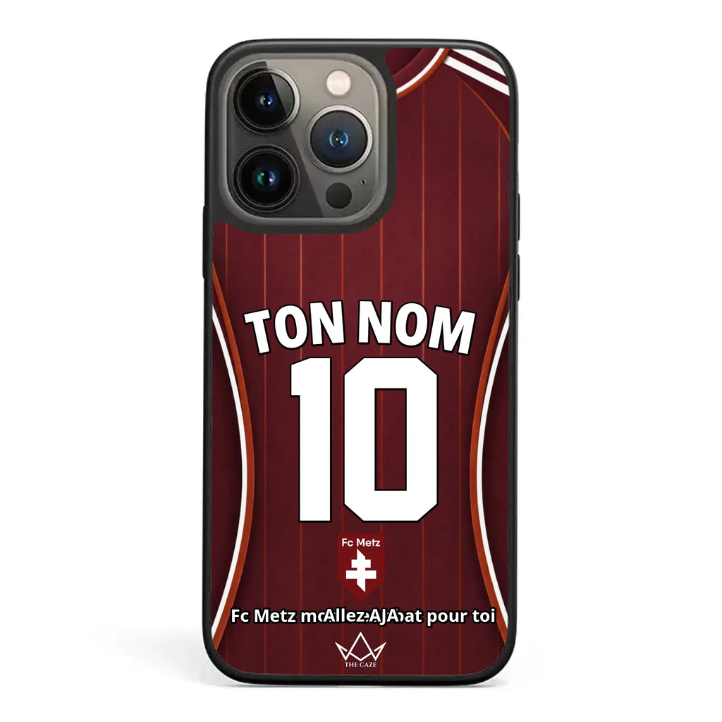 Funda de iPhone personalizada de fútbol del FC Metz