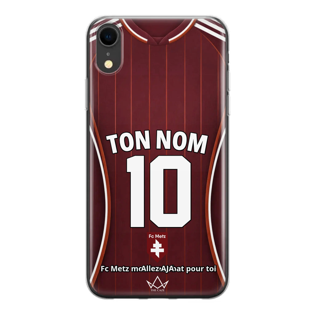 Funda de iPhone personalizada de fútbol del FC Metz