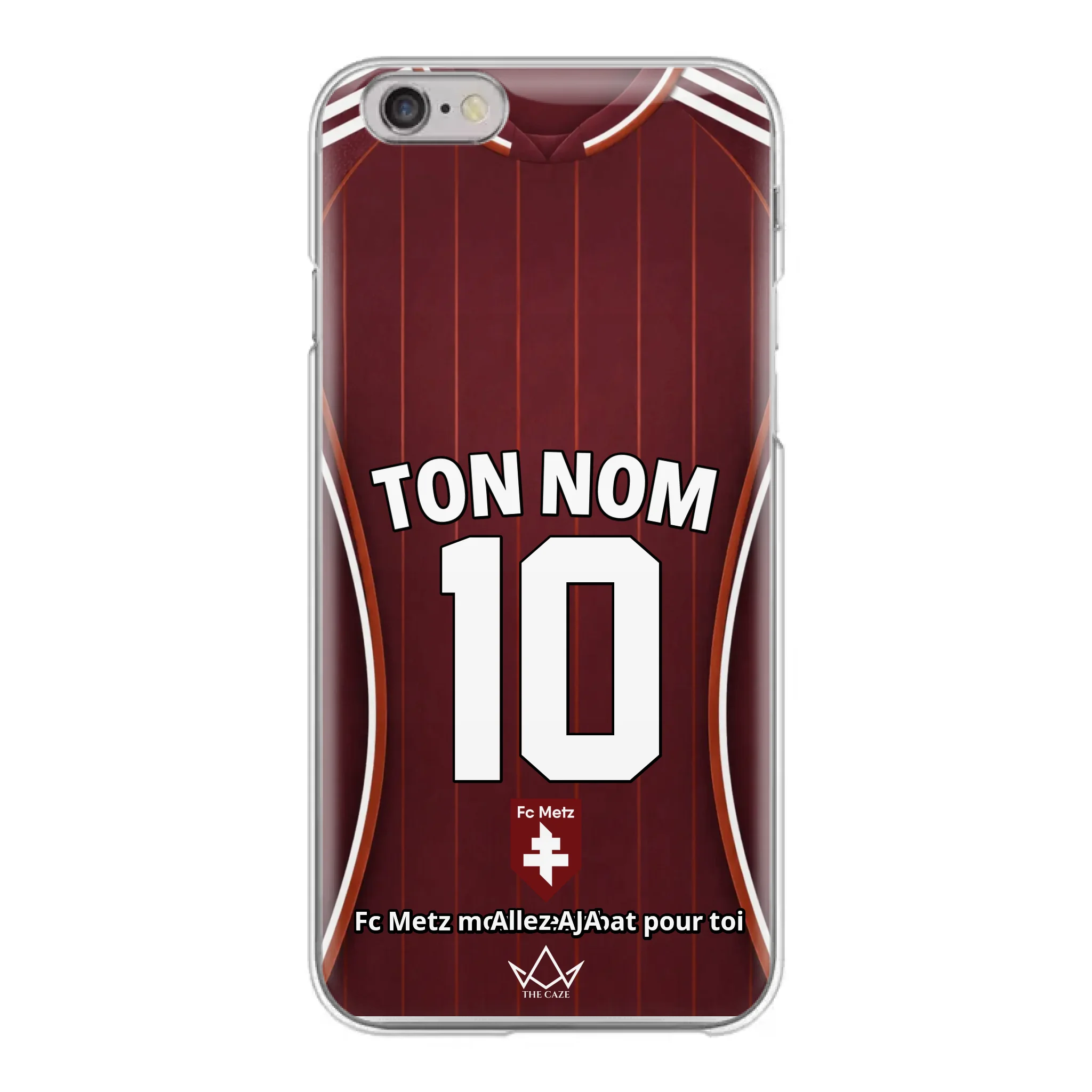 Funda de iPhone personalizada de fútbol del FC Metz
