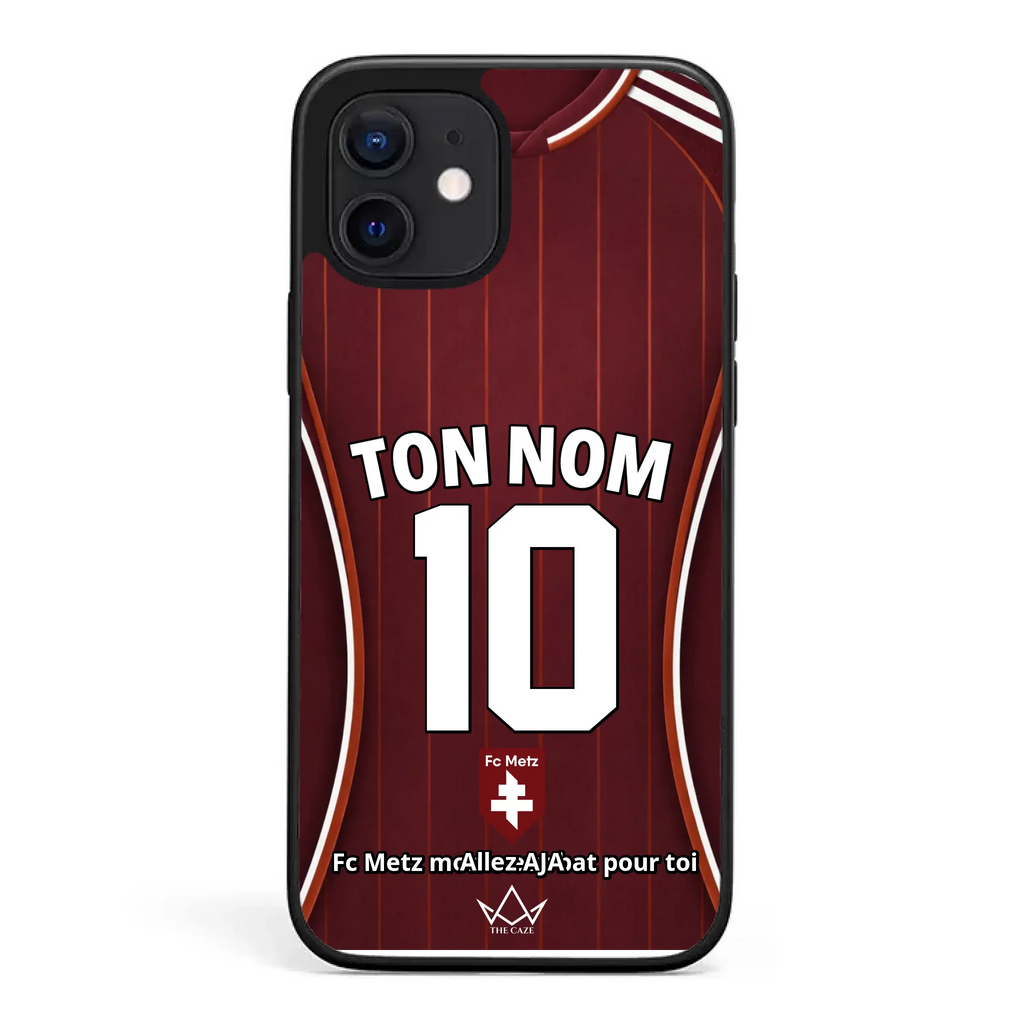 Funda de iPhone personalizada de fútbol del FC Metz