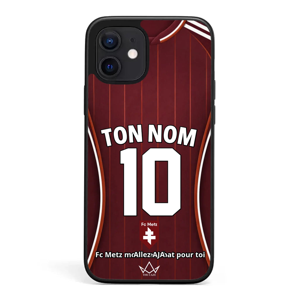 Funda de iPhone personalizada de fútbol del FC Metz