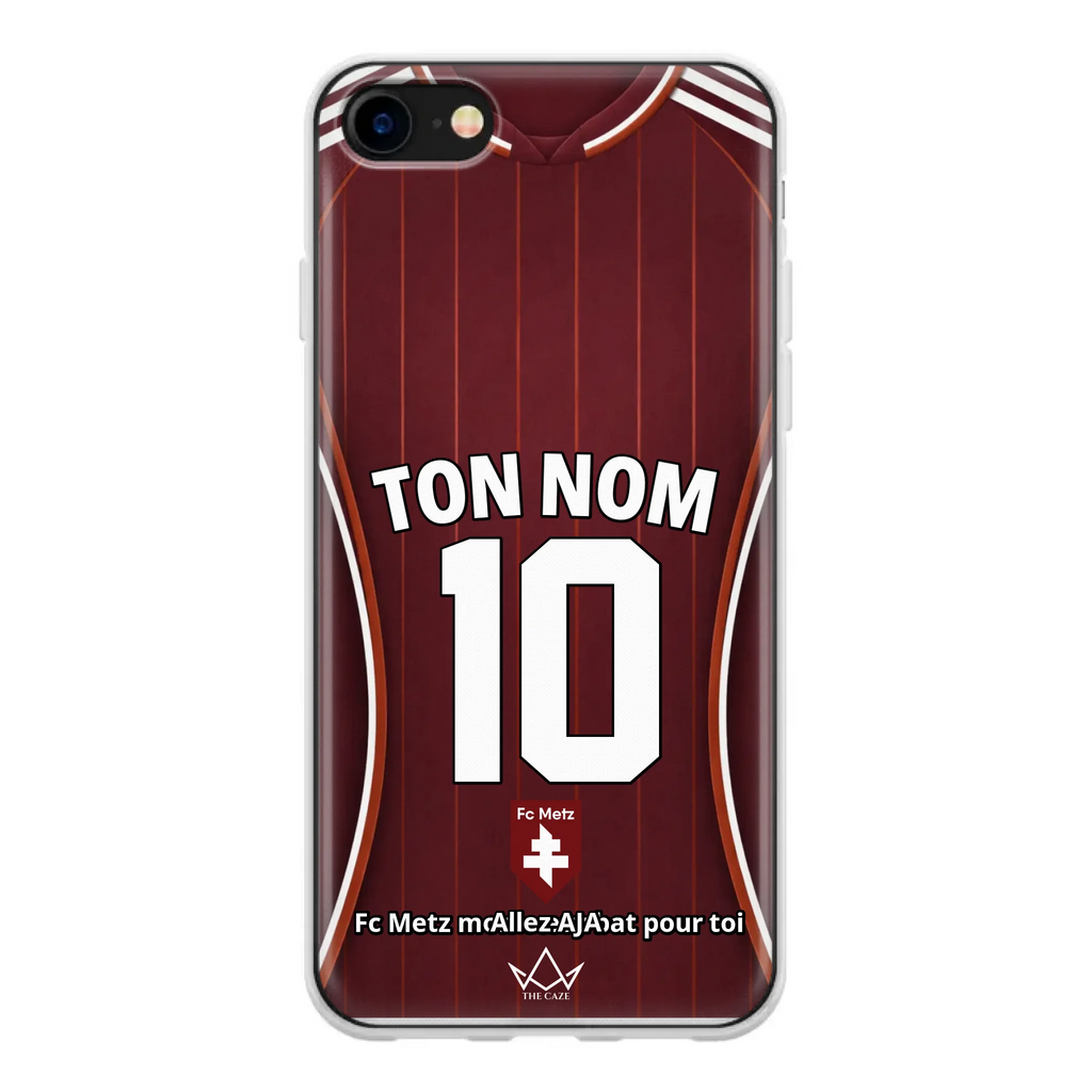 Funda de iPhone personalizada de fútbol del FC Metz