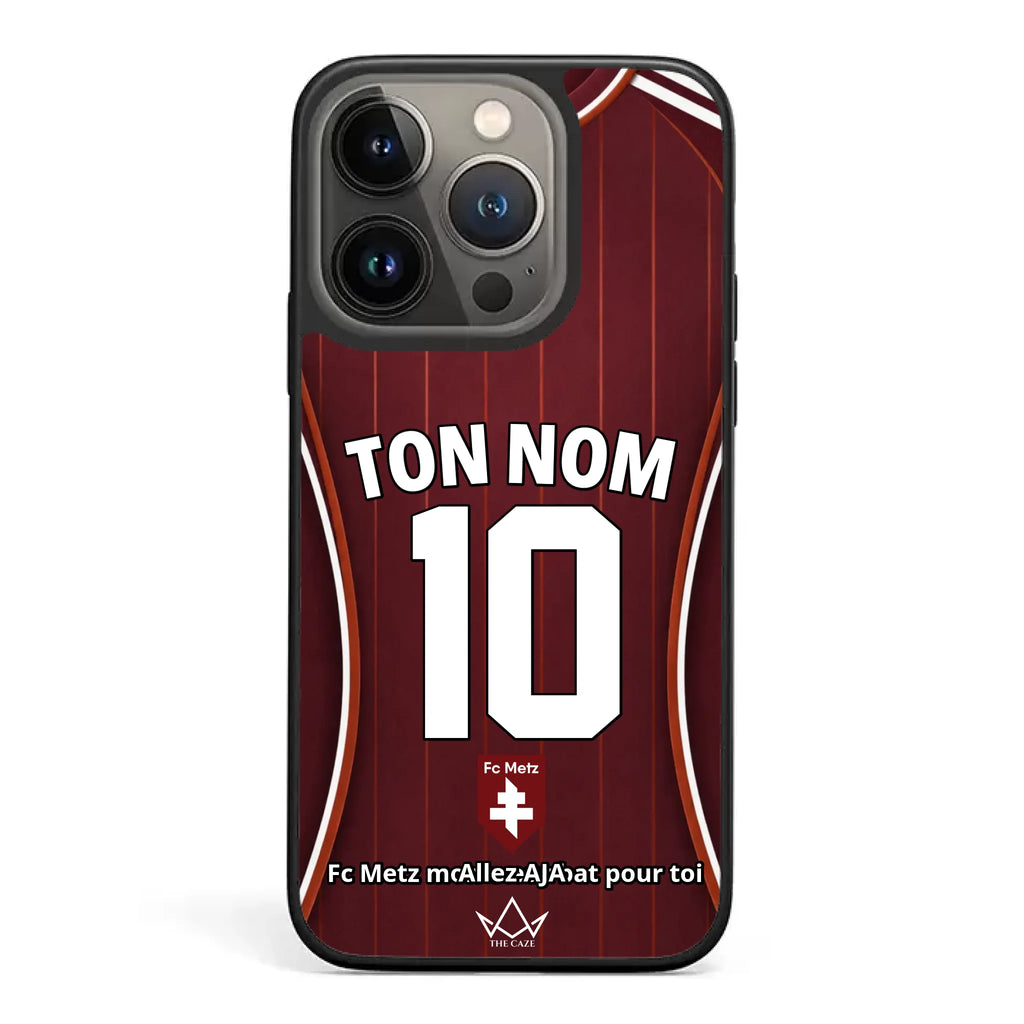 Funda de iPhone personalizada de fútbol del FC Metz
