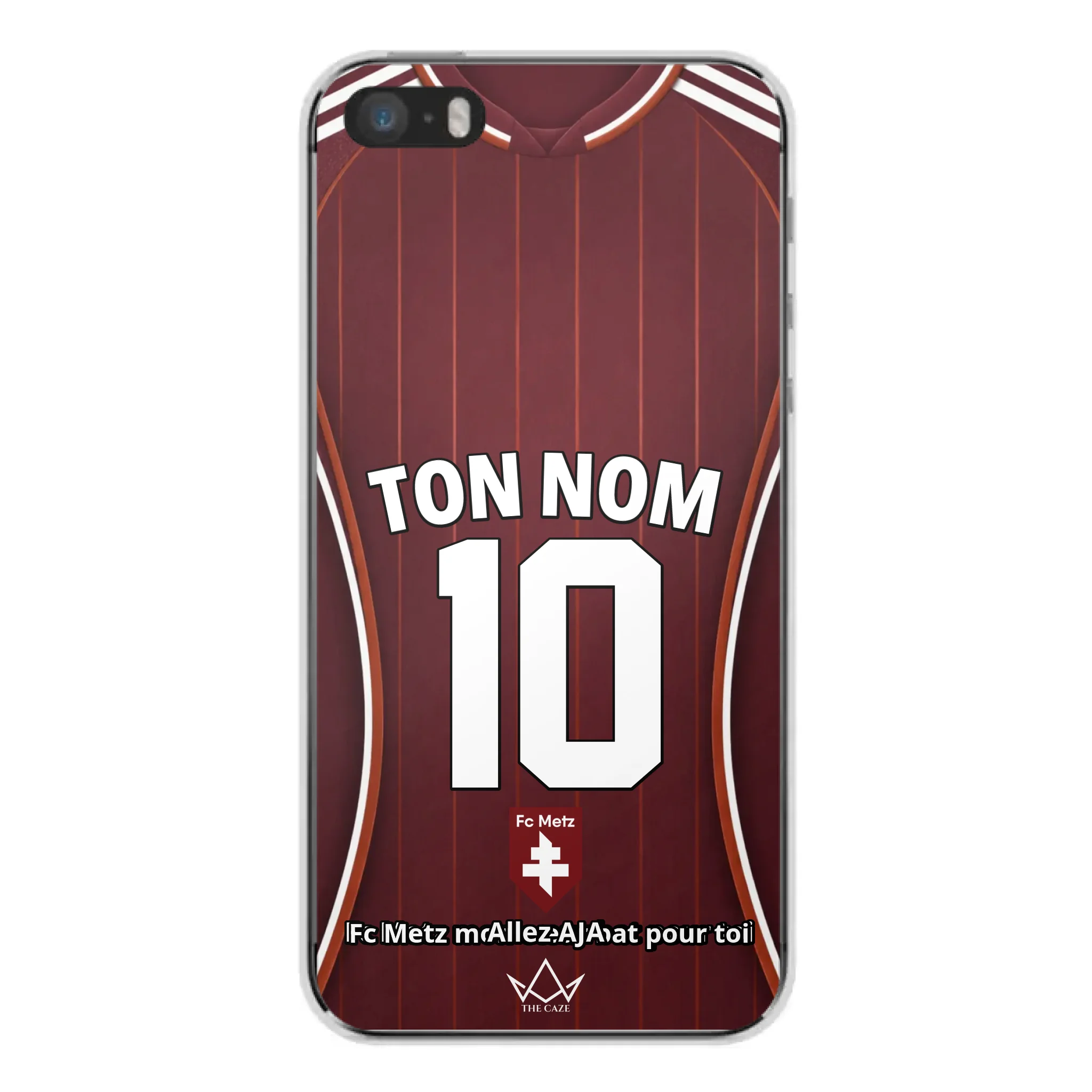 Funda de iPhone personalizada de fútbol del FC Metz