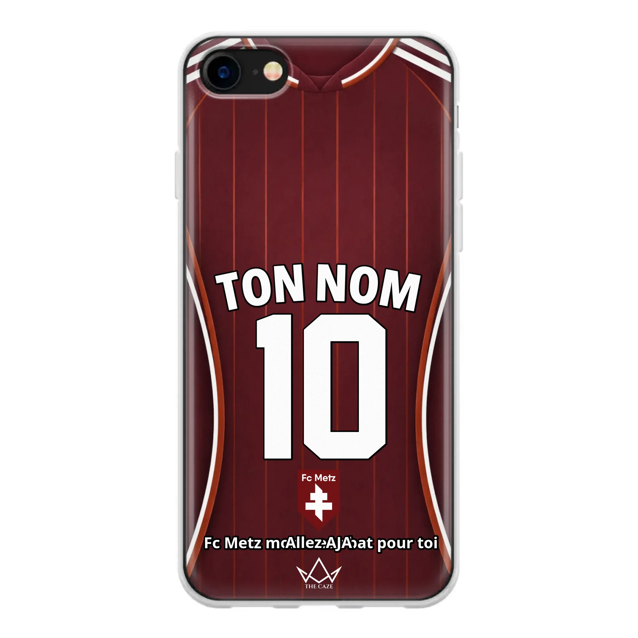 Funda de iPhone personalizada de fútbol del FC Metz