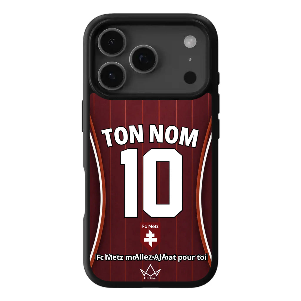 Funda de iPhone personalizada de fútbol del FC Metz
