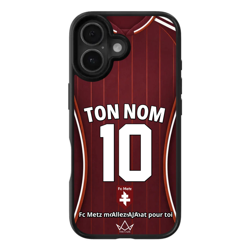 Funda de iPhone personalizada de fútbol del FC Metz