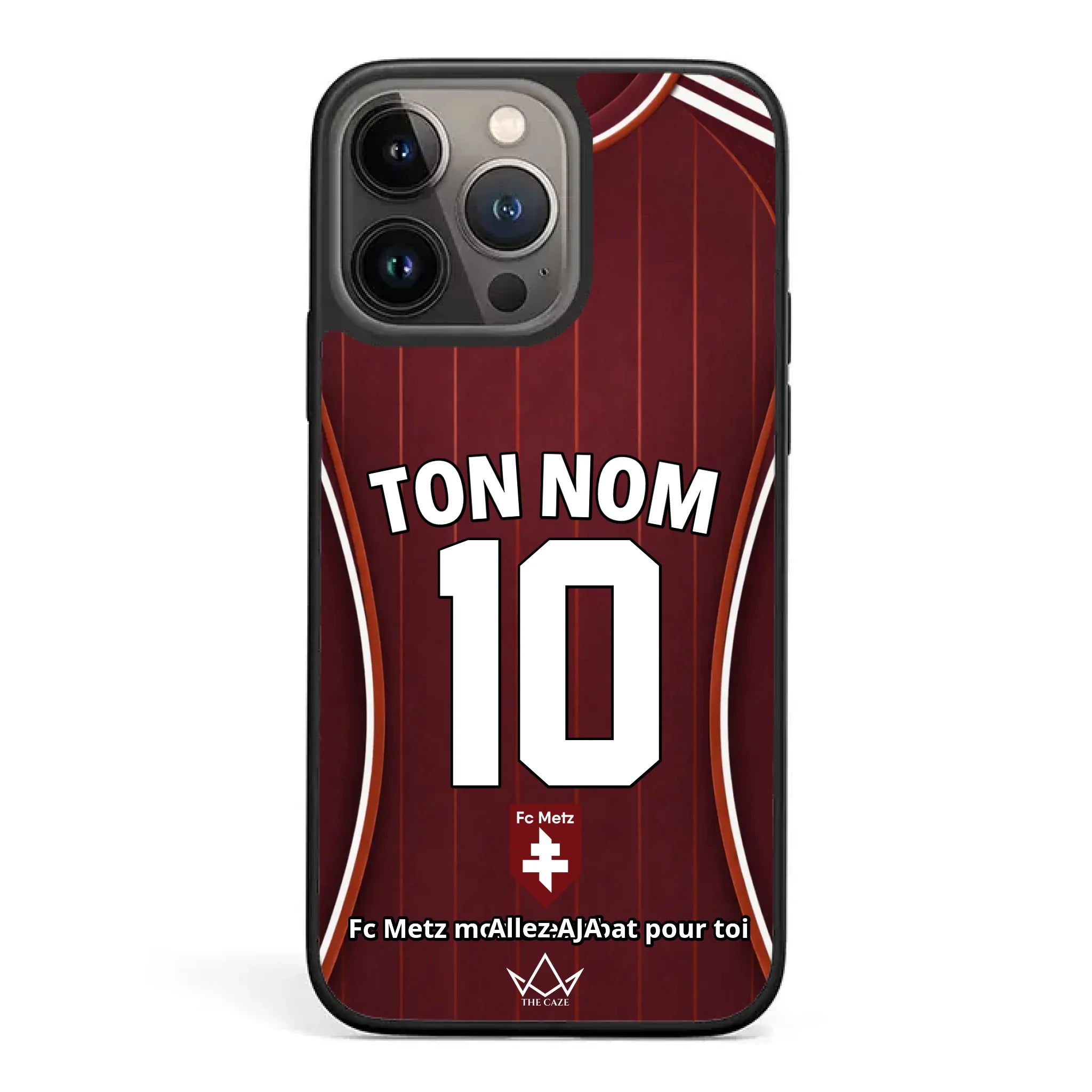 Funda de iPhone personalizada de fútbol del FC Metz