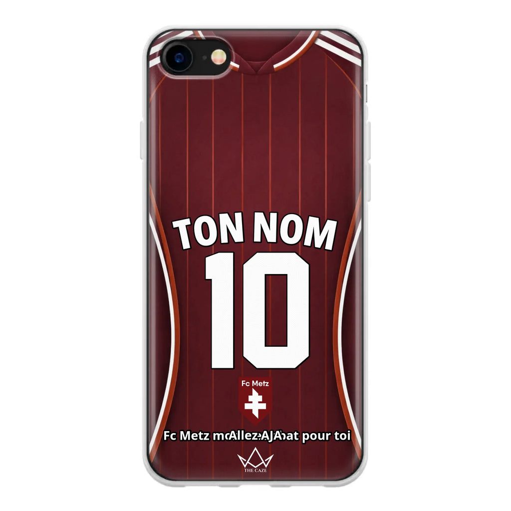 Funda de iPhone personalizada de fútbol del FC Metz
