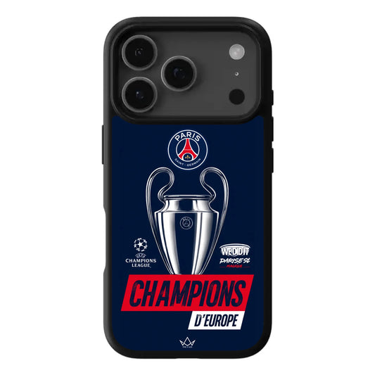 Coque de téléphone PSG Champions d'Europe