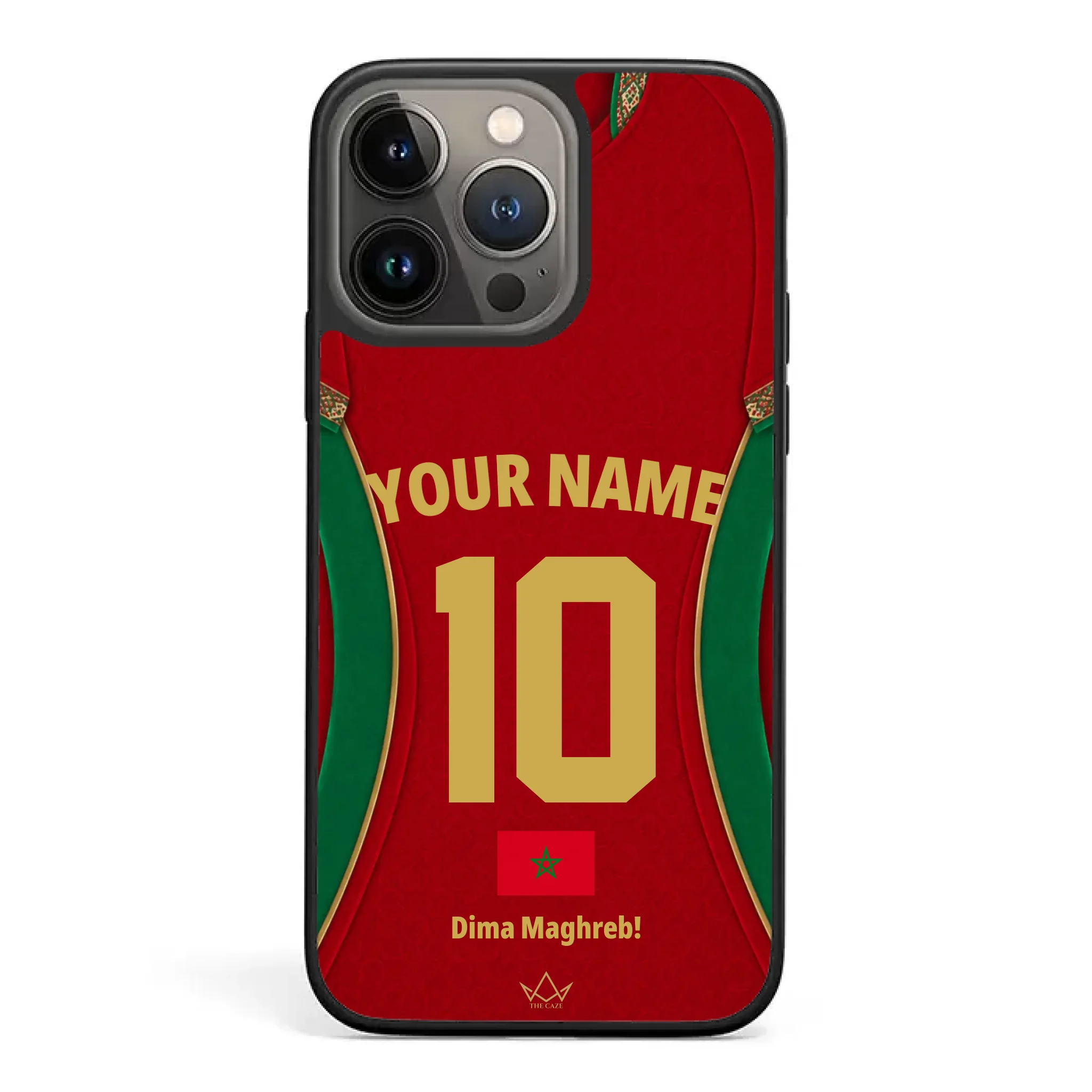Coque de téléphone personnalisée équipe Maroc Pour IPhone