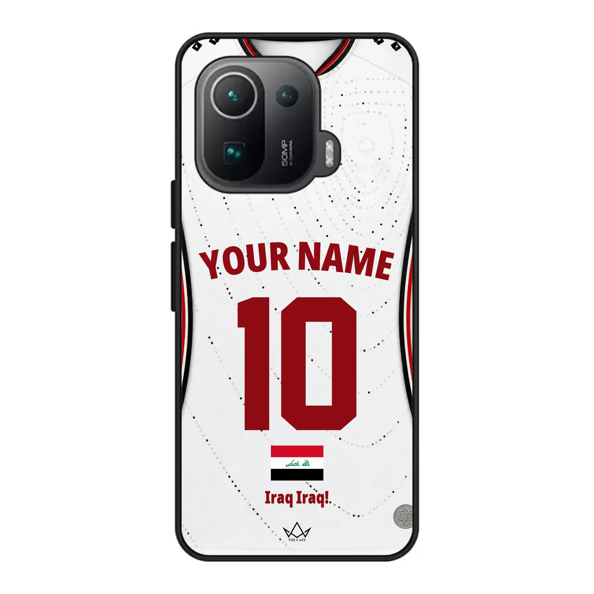 Custom Iraq World Cup 2026 Phone Case