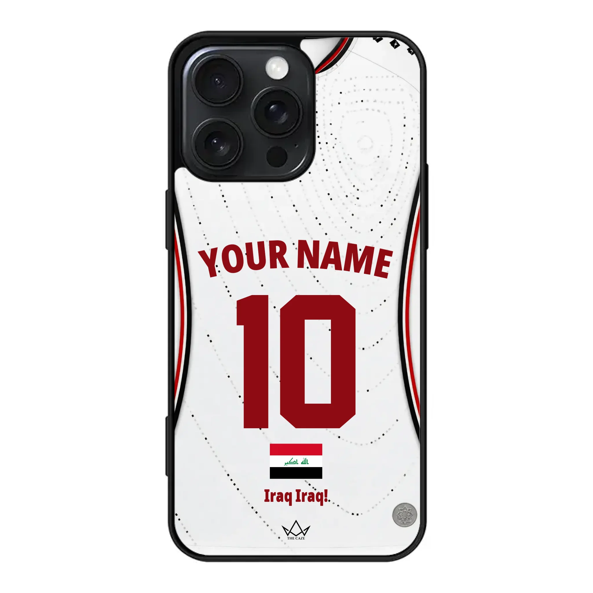 Custom Iraq World Cup 2026 Phone Case
