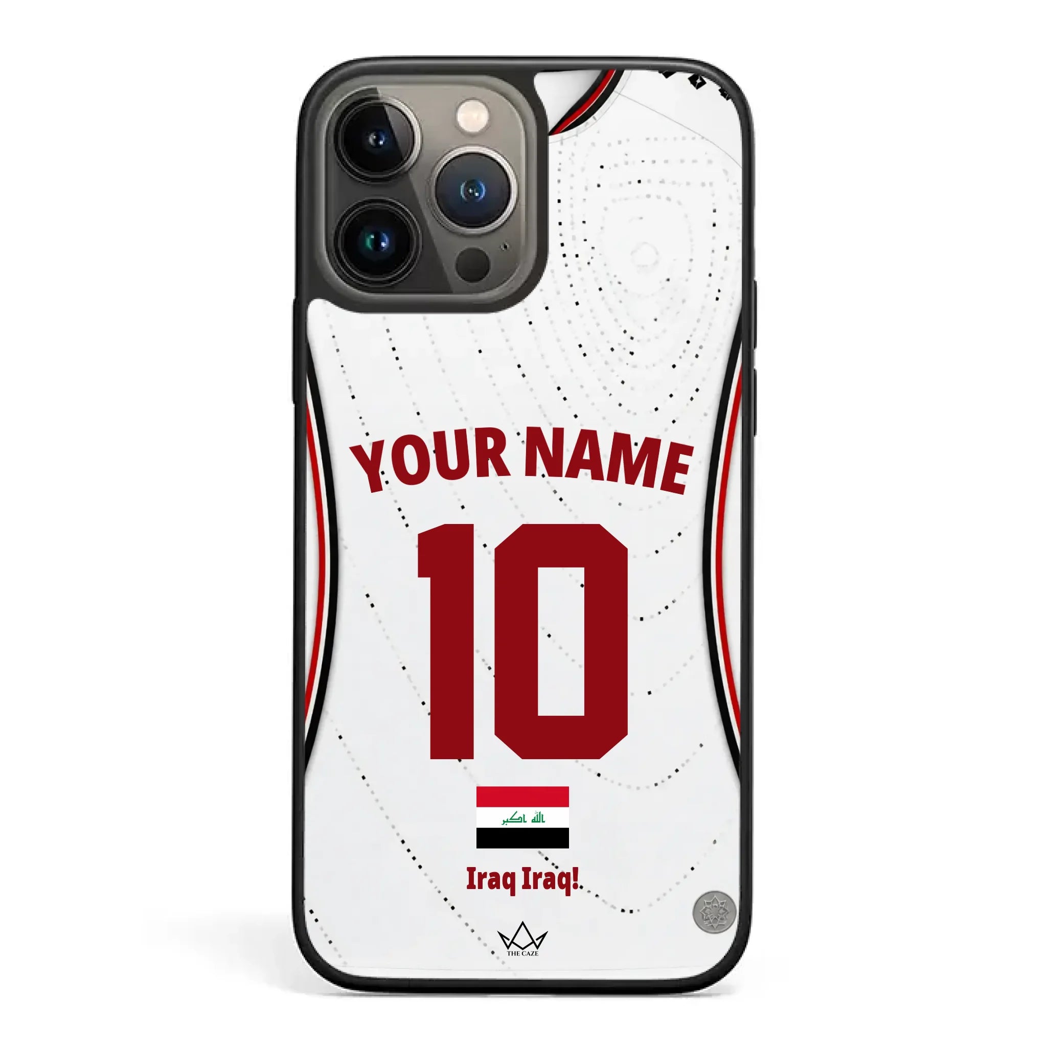Custom Iraq World Cup 2026 Phone Case