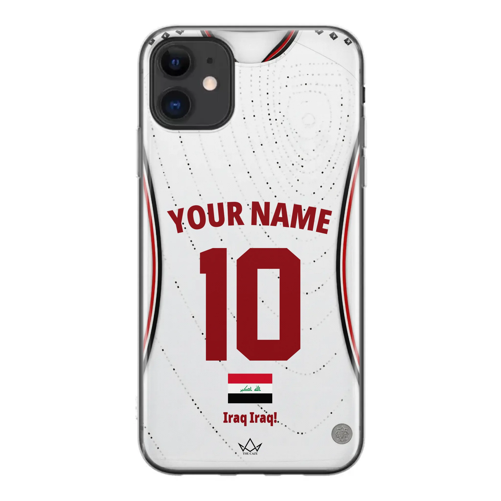 Custom Iraq World Cup 2026 Phone Case