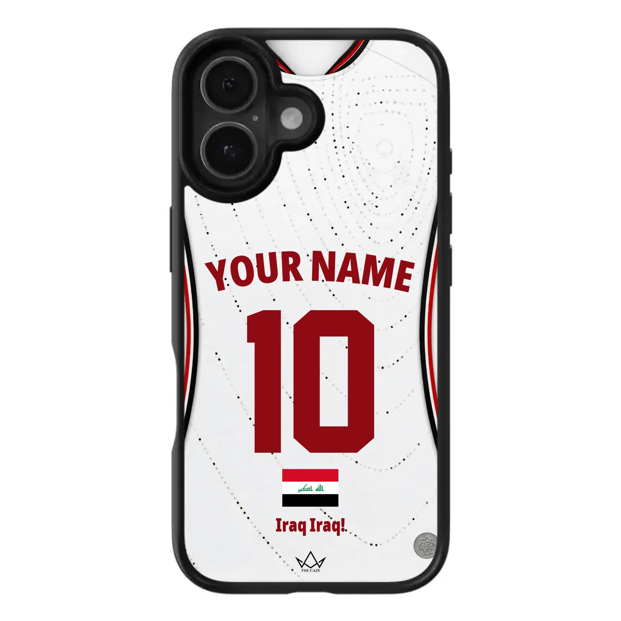 Custom Iraq World Cup 2026 Phone Case