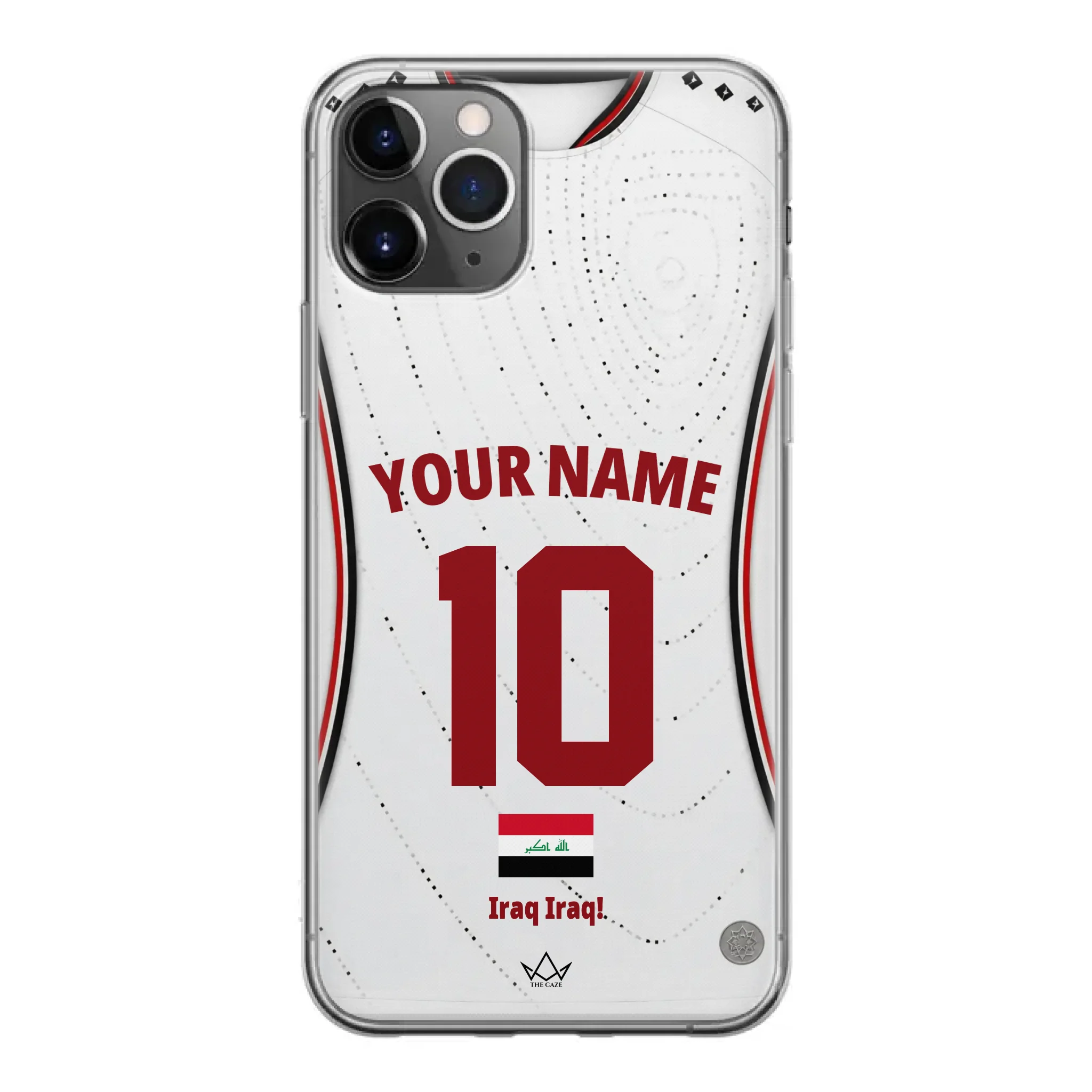 Custom Iraq World Cup 2026 Phone Case