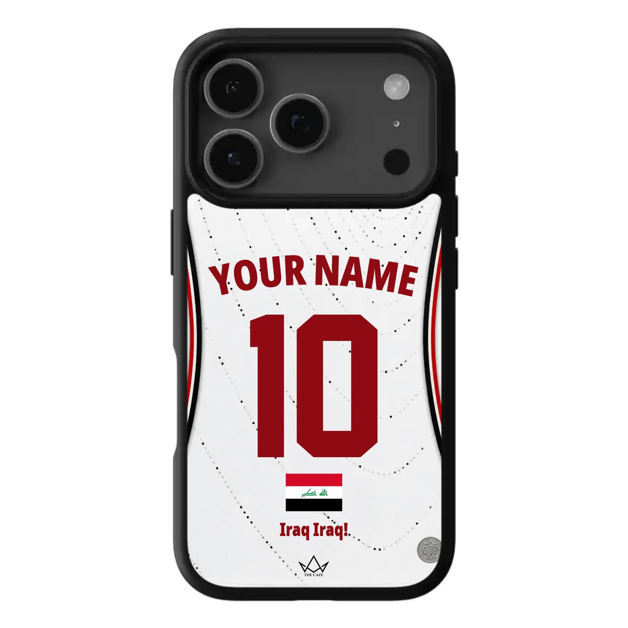 Custom Iraq World Cup 2026 Phone Case