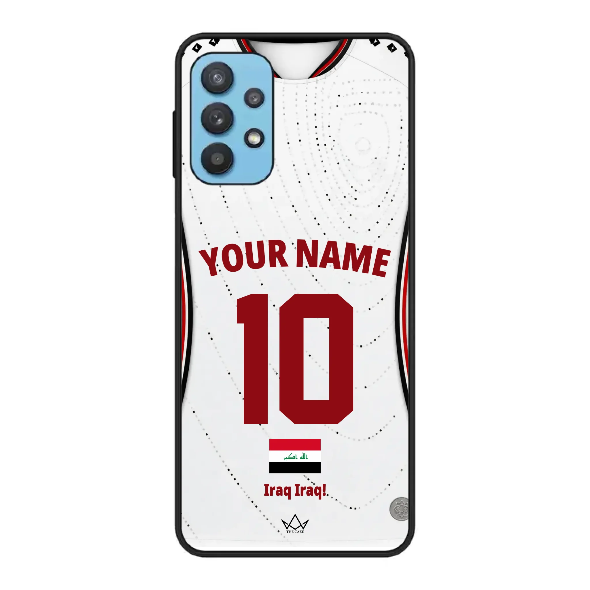 Custom Iraq World Cup 2026 Phone Case