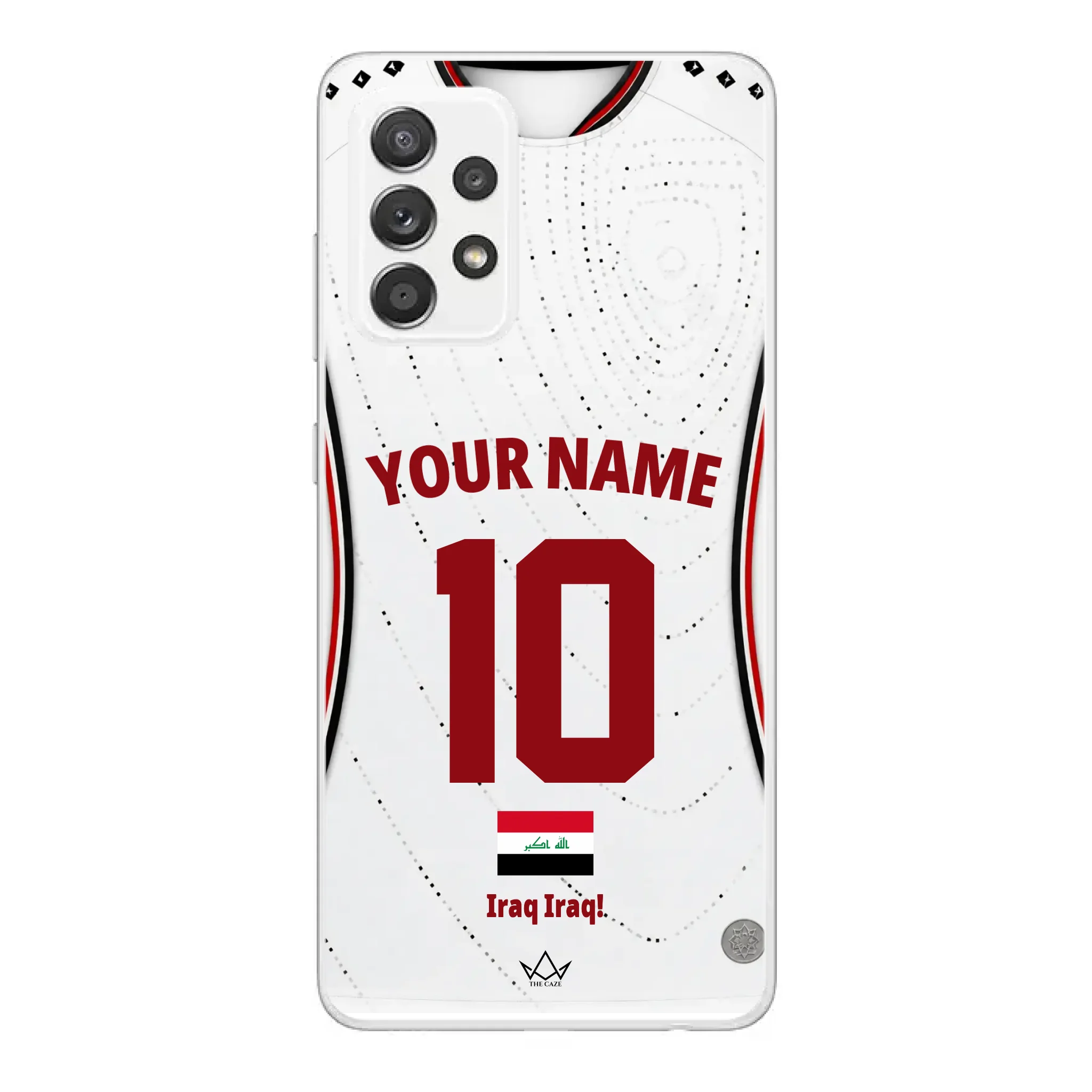 Custom Iraq World Cup 2026 Phone Case
