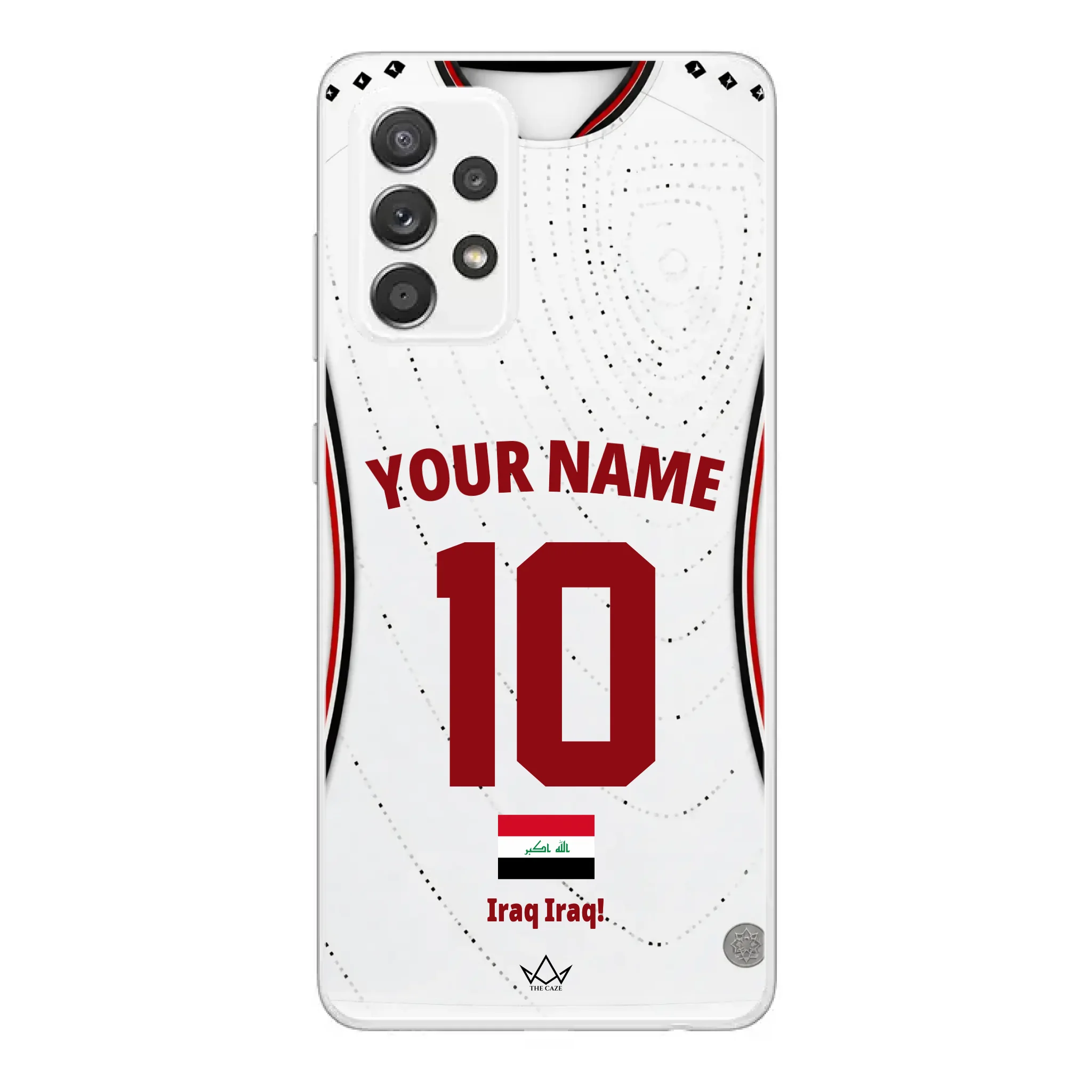 Custom Iraq World Cup 2026 Phone Case