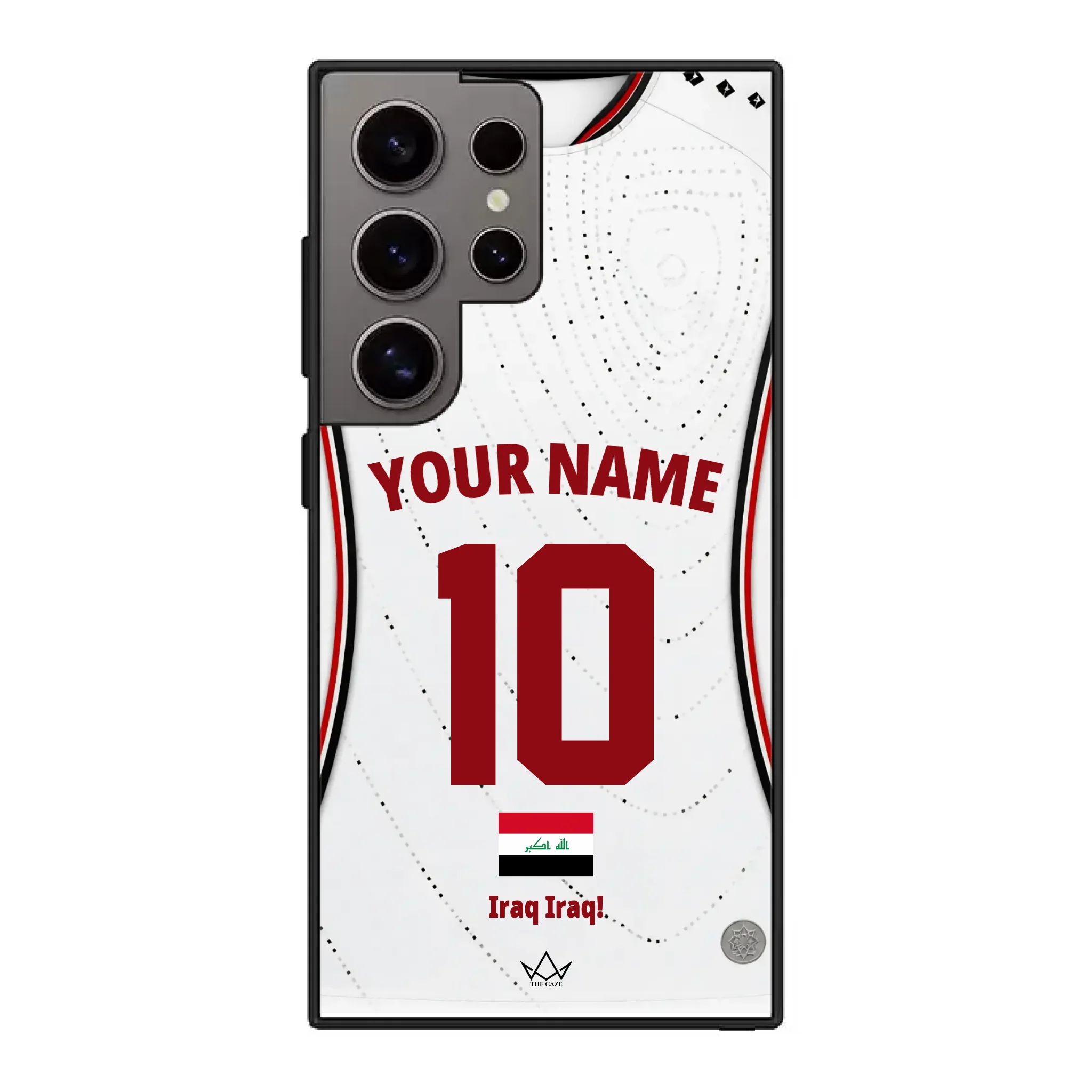 Custom Iraq World Cup 2026 Phone Case