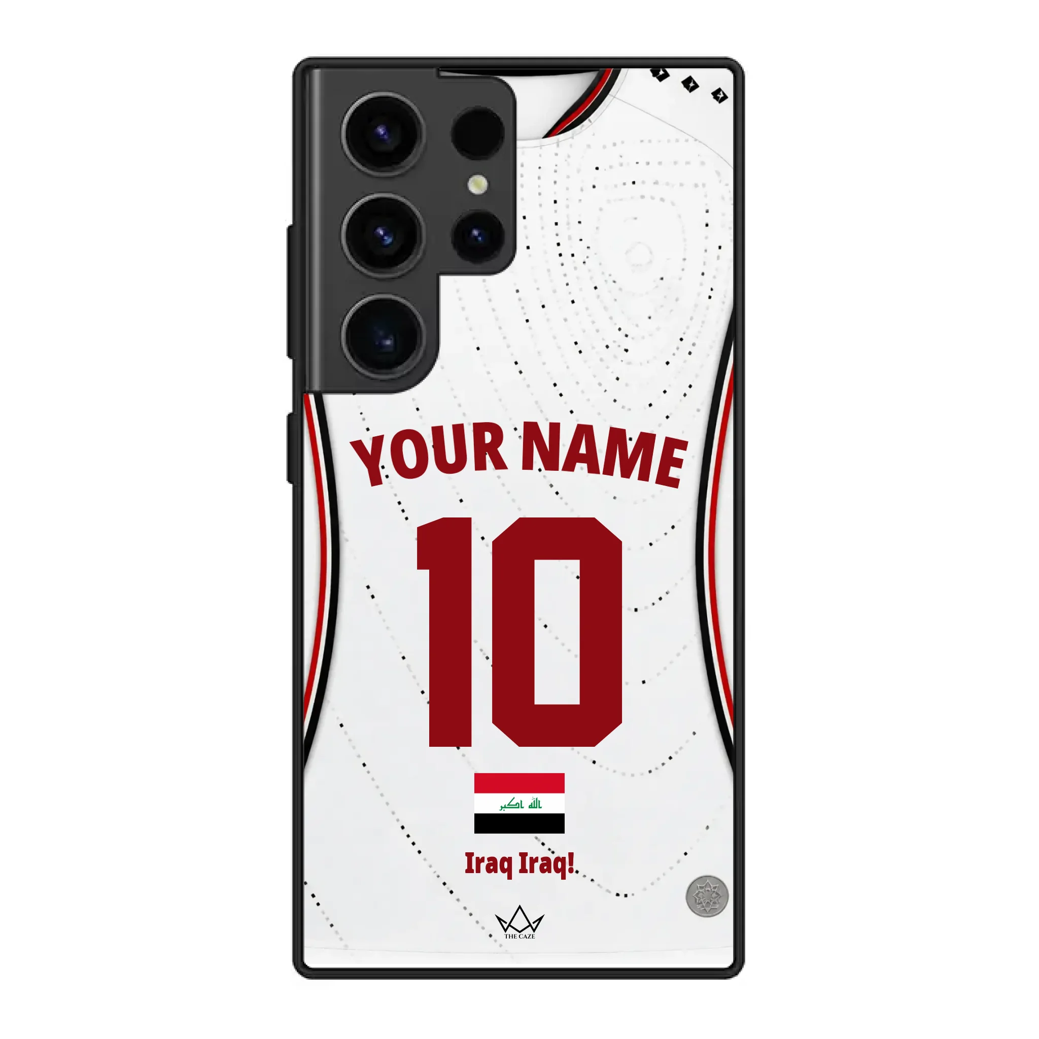 Custom Iraq World Cup 2026 Phone Case