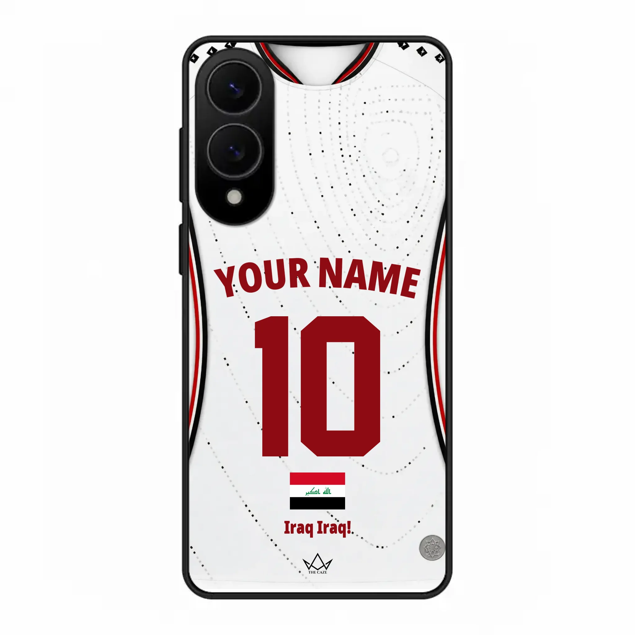 Custom Iraq World Cup 2026 Phone Case