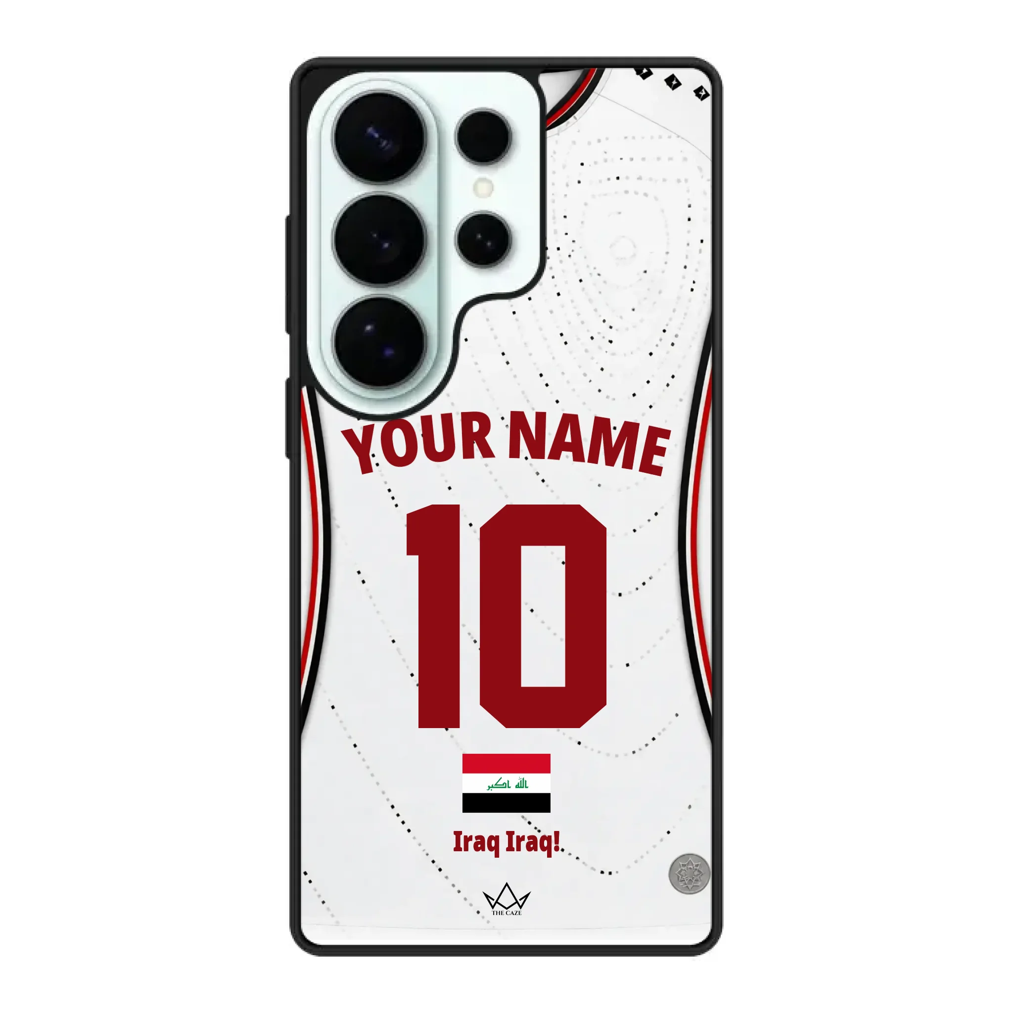 Custom Iraq World Cup 2026 Phone Case