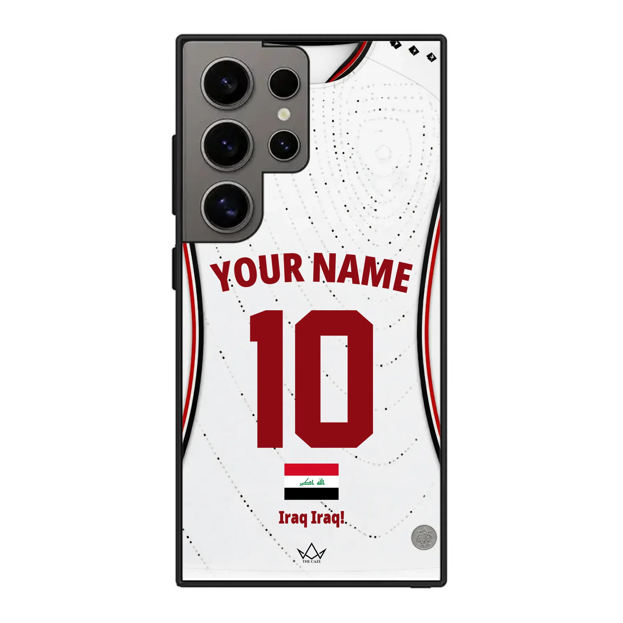Custom Iraq World Cup 2026 Phone Case