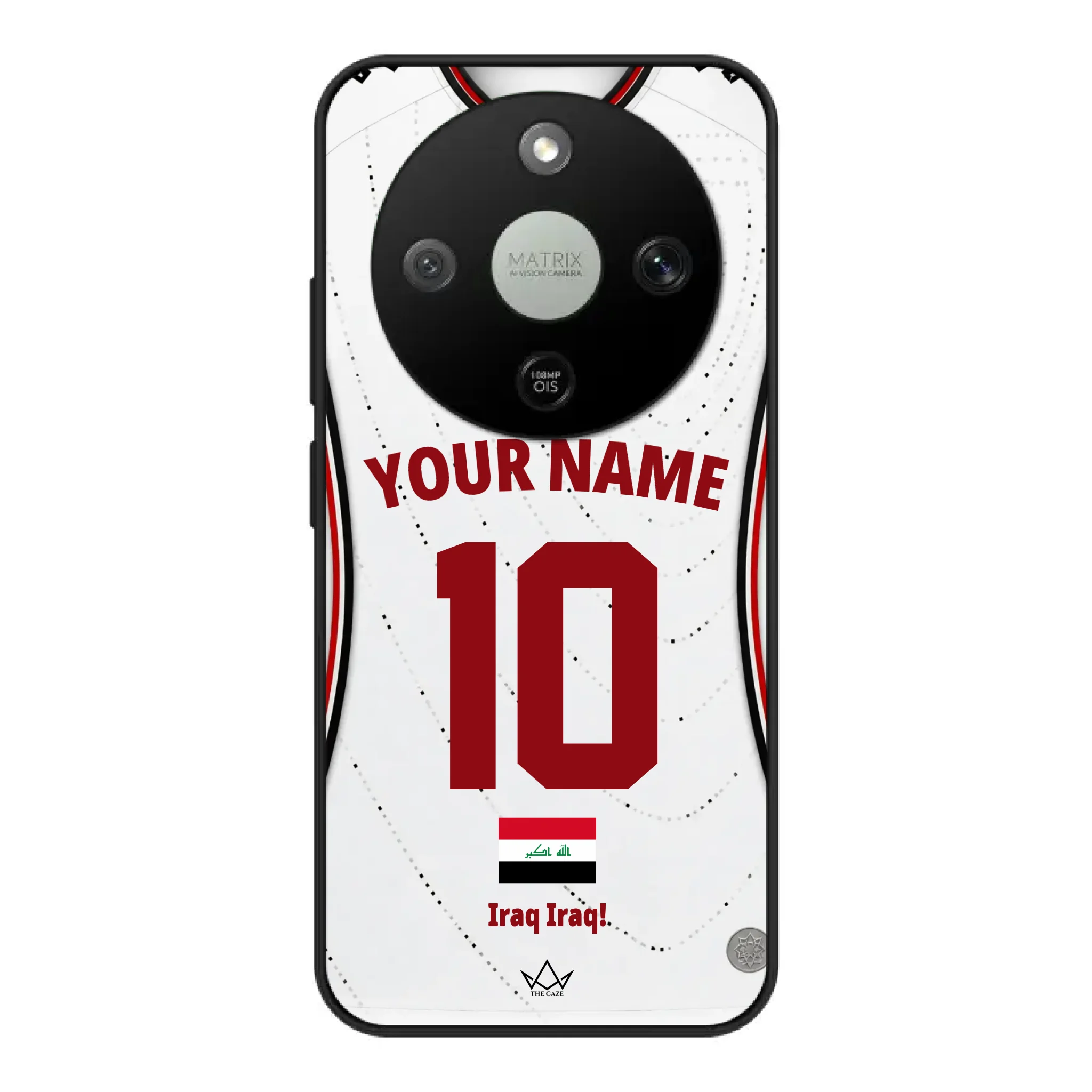 Custom Iraq World Cup 2026 Phone Case
