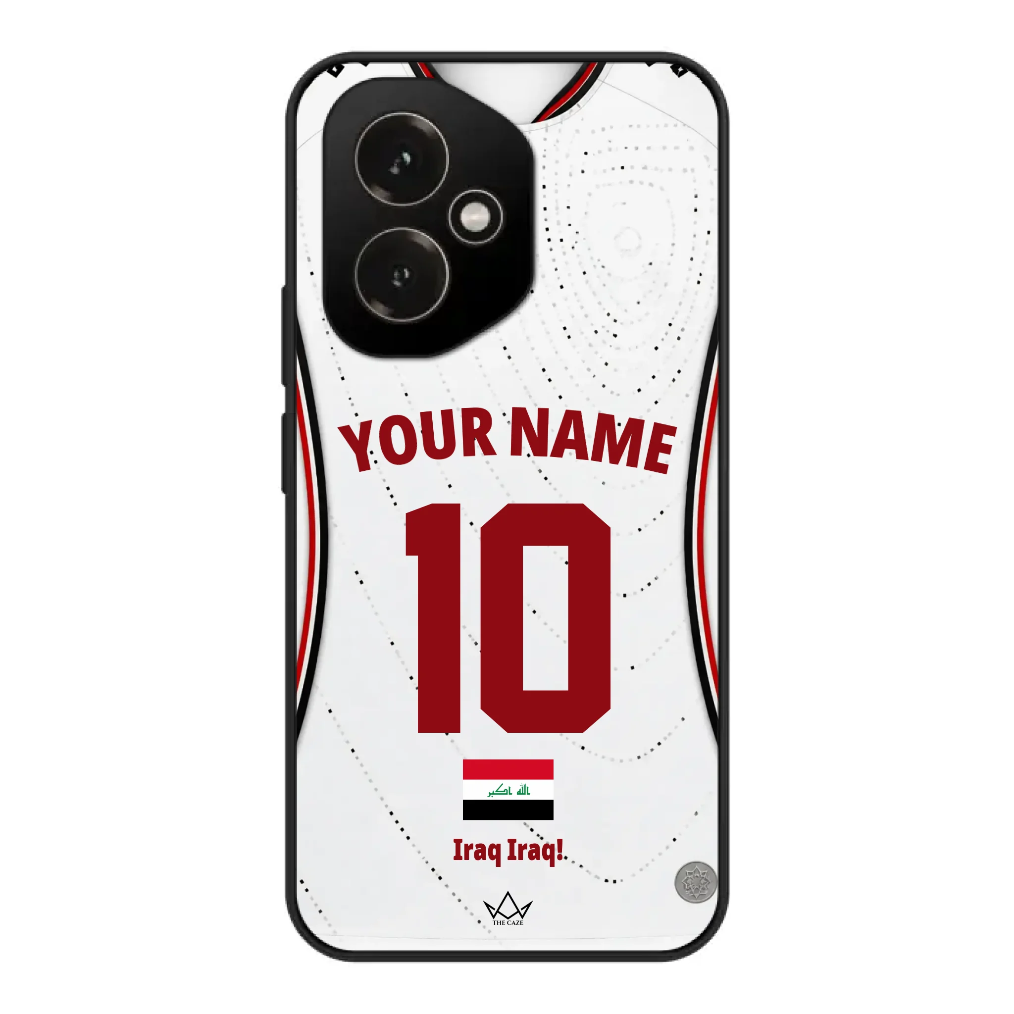 Custom Iraq World Cup 2026 Phone Case