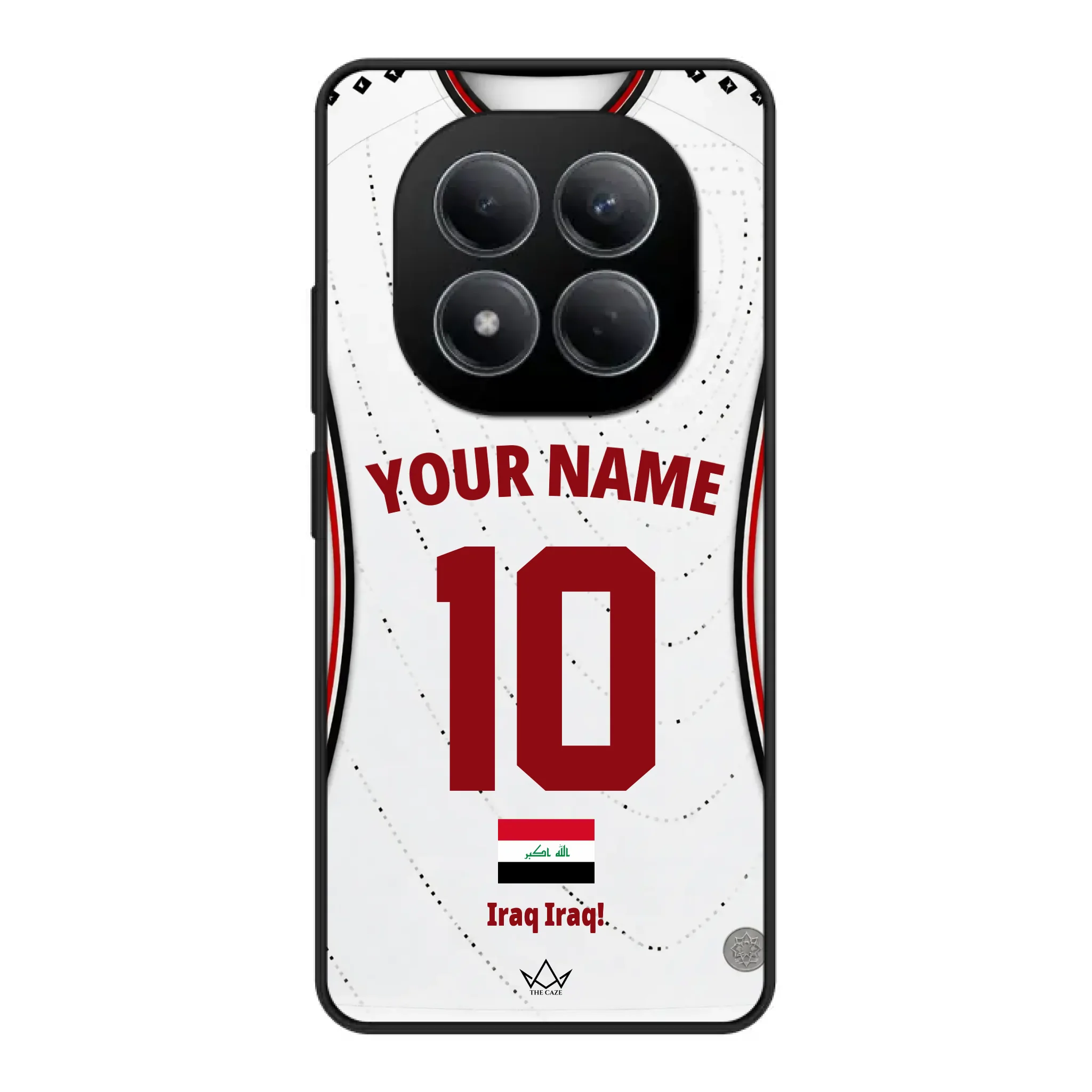 Custom Iraq World Cup 2026 Phone Case