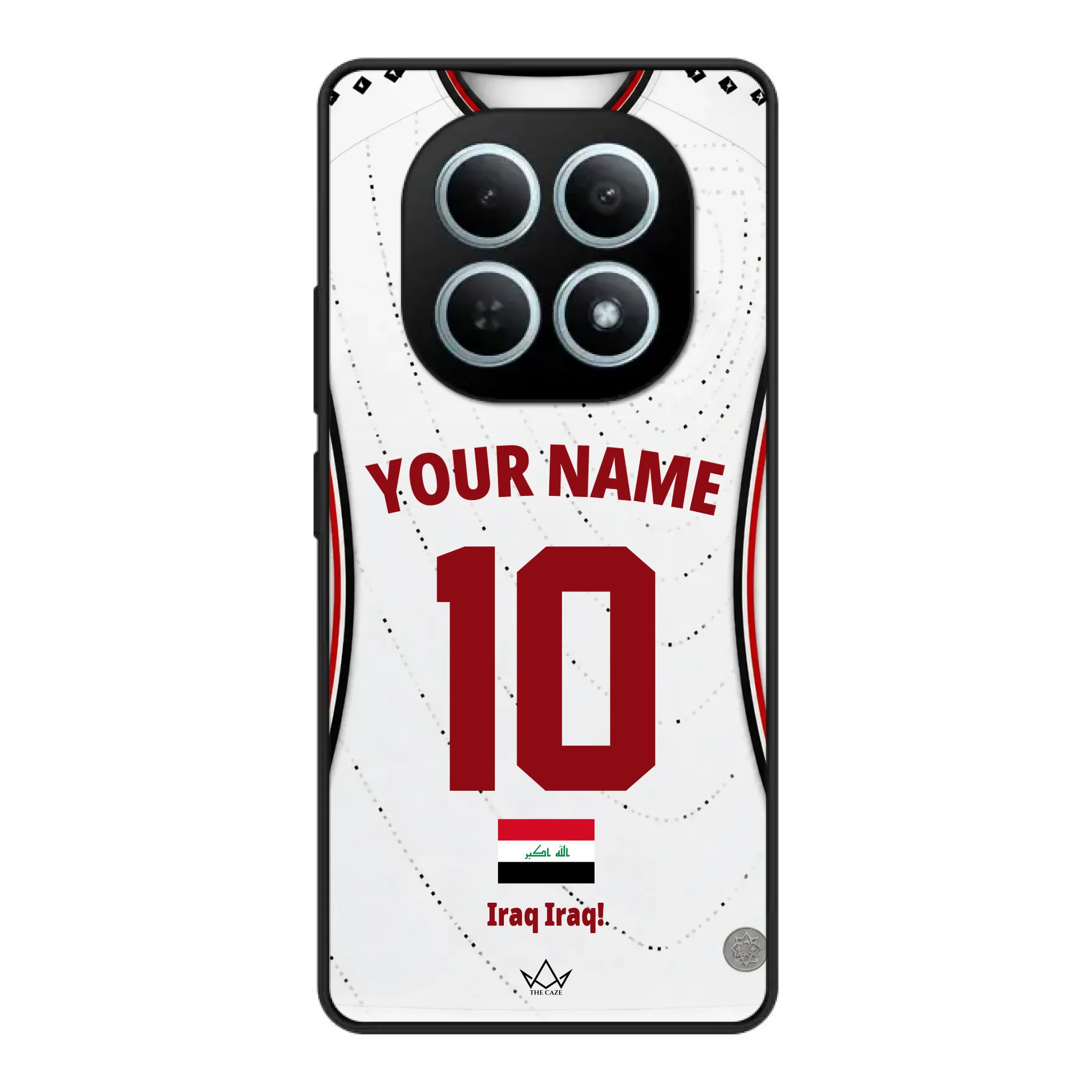 Custom Iraq World Cup 2026 Phone Case