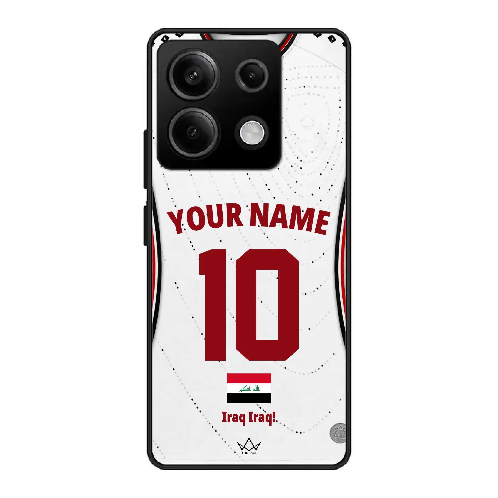 Custom Iraq World Cup 2026 Phone Case