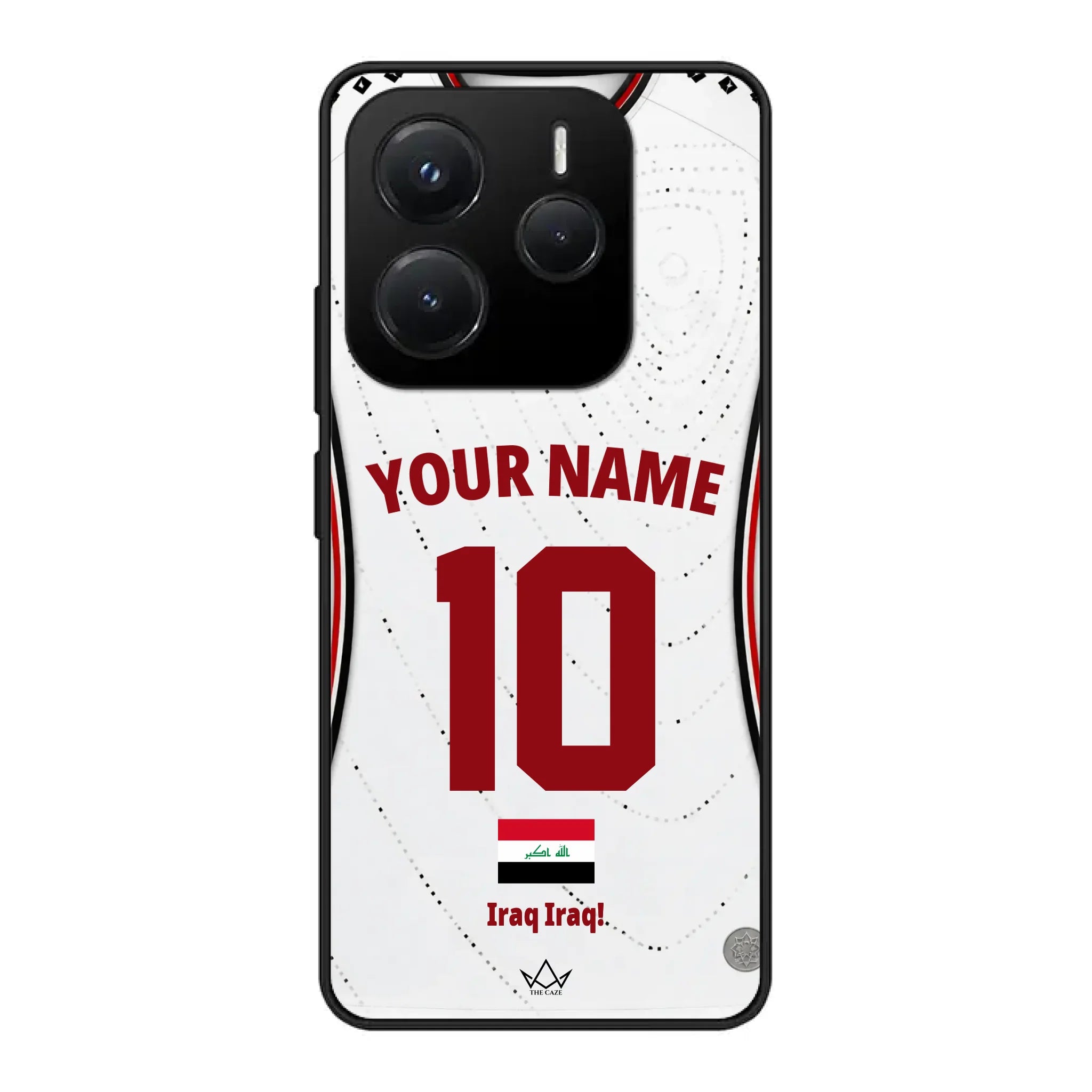 Custom Iraq World Cup 2026 Phone Case