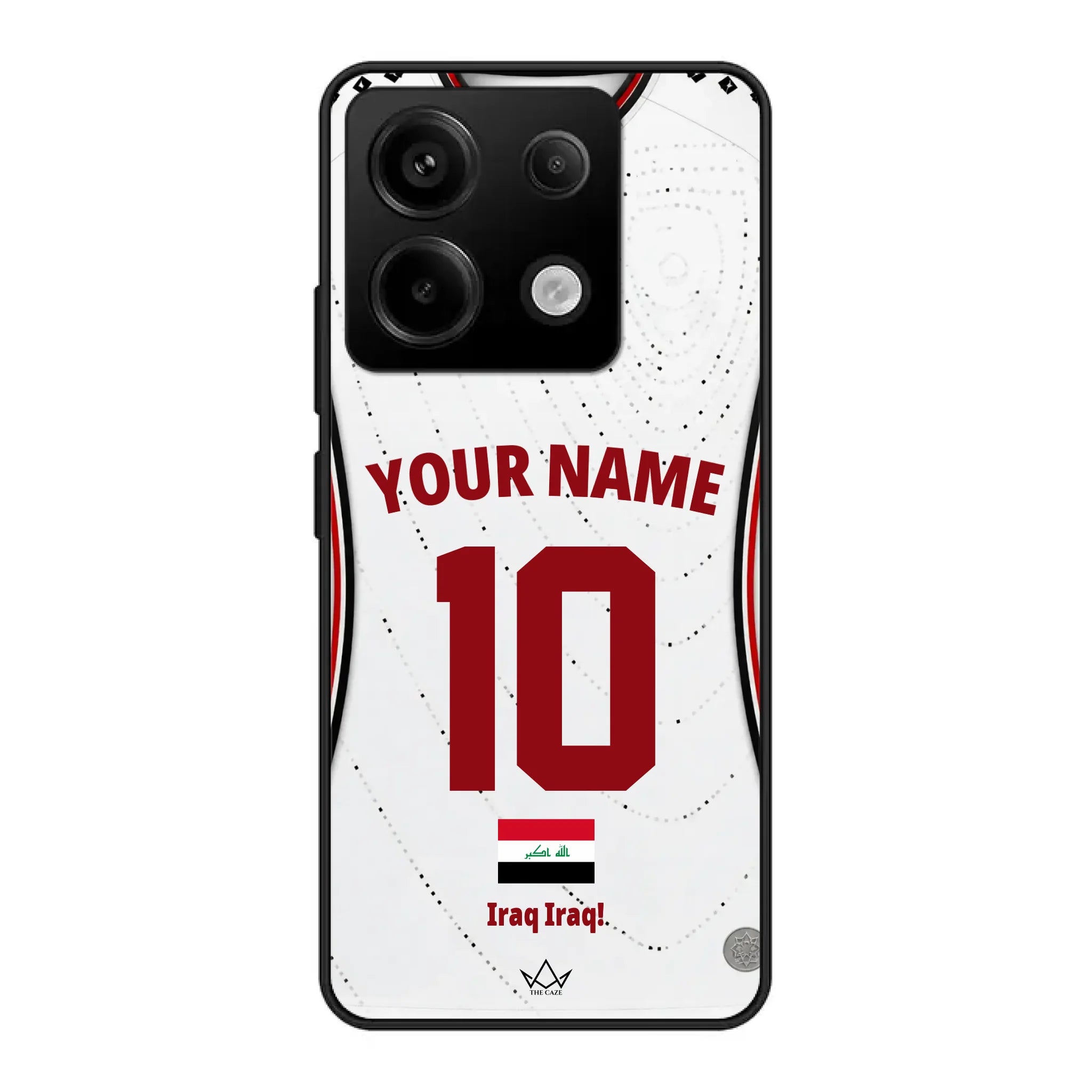 Custom Iraq World Cup 2026 Phone Case
